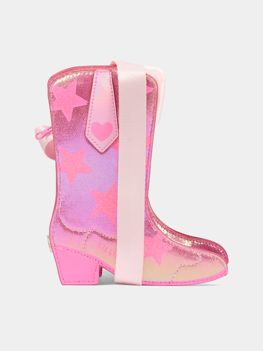 Borsa rosa per bambina con stelle,Billieblush,U21649 473