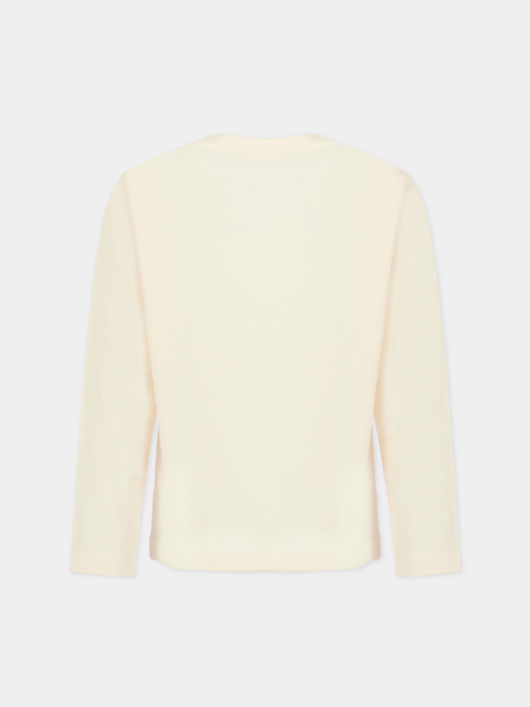 T-shirt avorio per bambino con stampa automobile,Billieblush,U21177 121