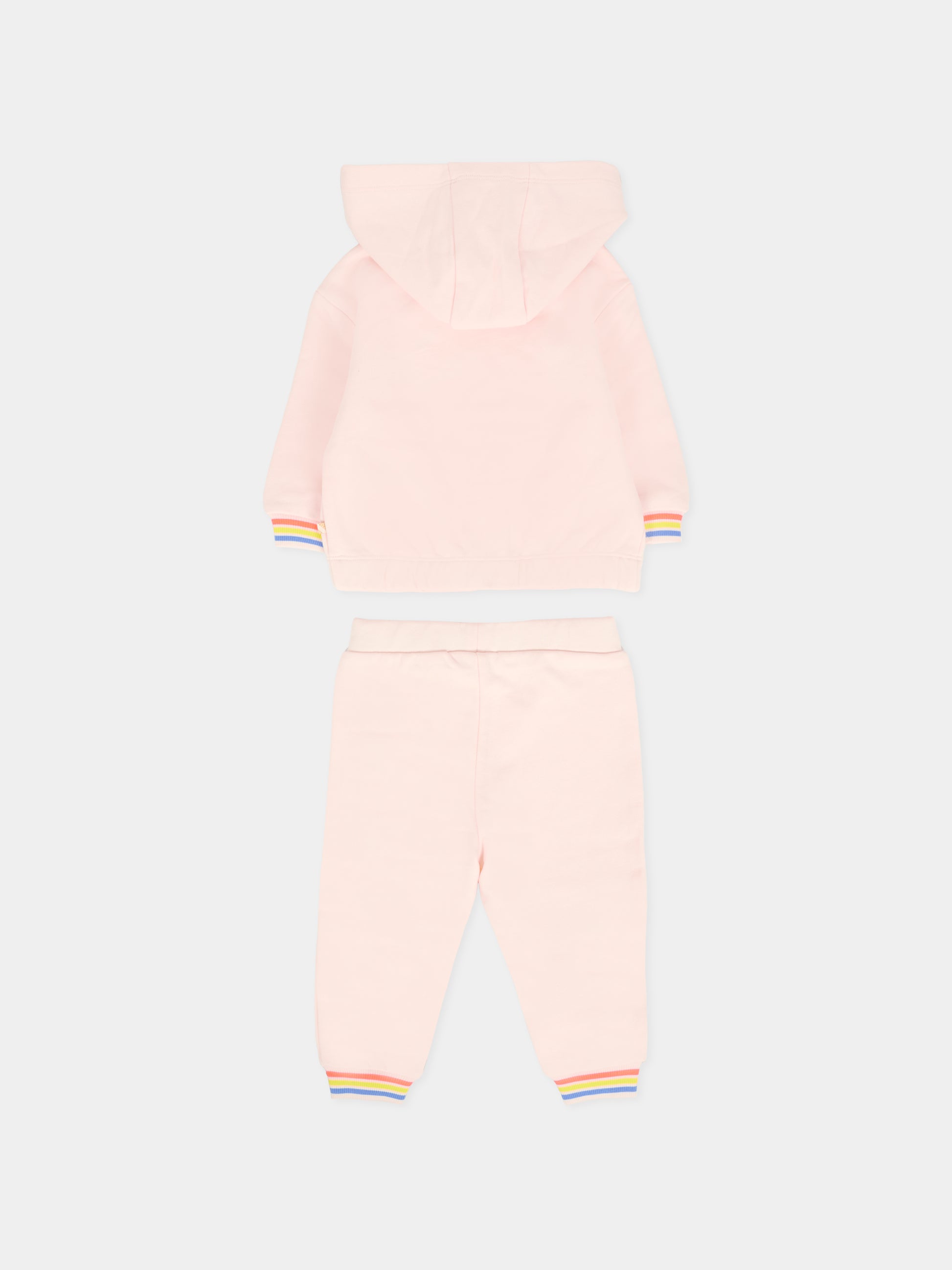 Completo rosa per neonata con cuore,Billieblush,U21250 47V