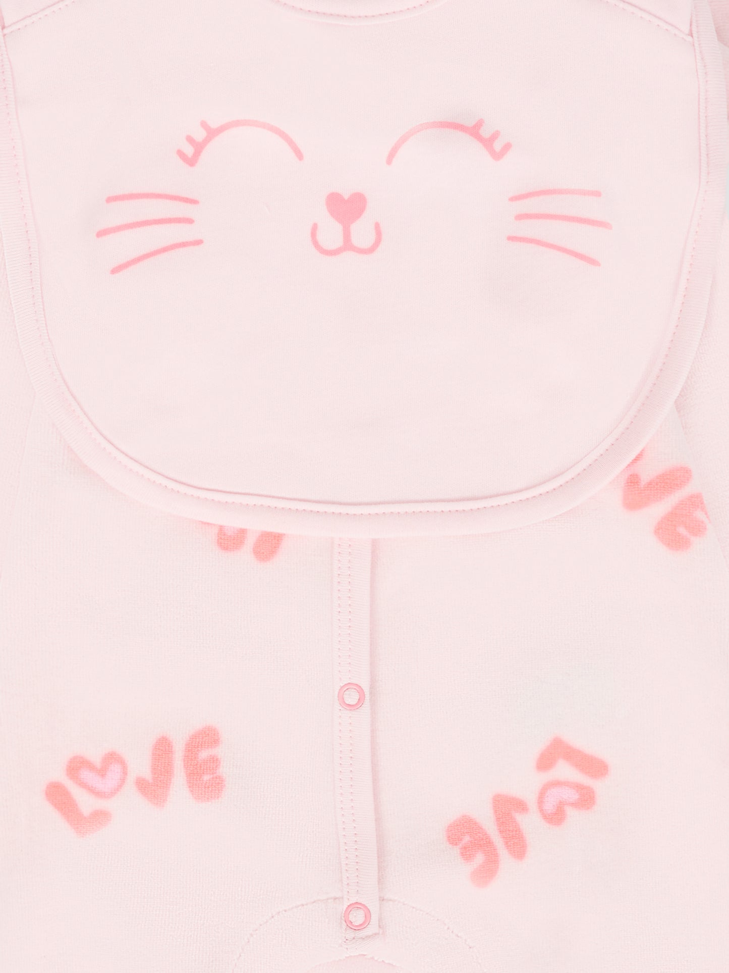 Set tutina rosa per neonata con scritta all over,Billieblush,U21440 450