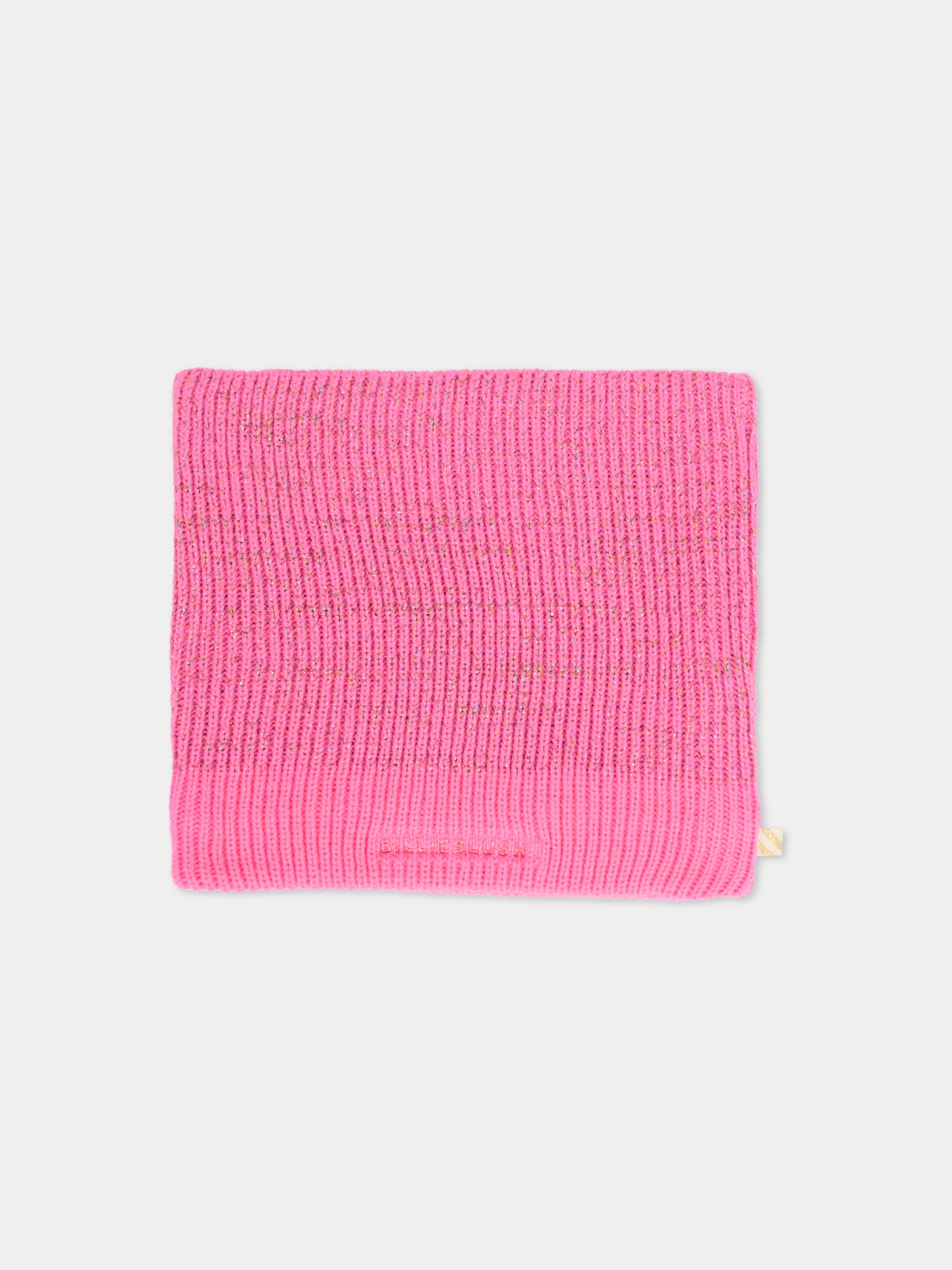 Sciarpa rosa per bambina con logo,Billieblush,U21522 473