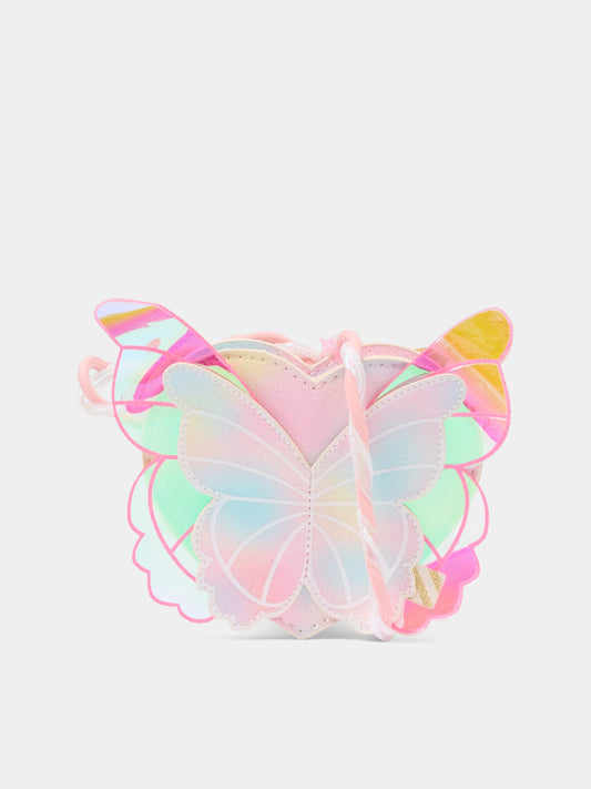 Borsa multicolor per bambina con farfalla,Billieblush,U21537 111