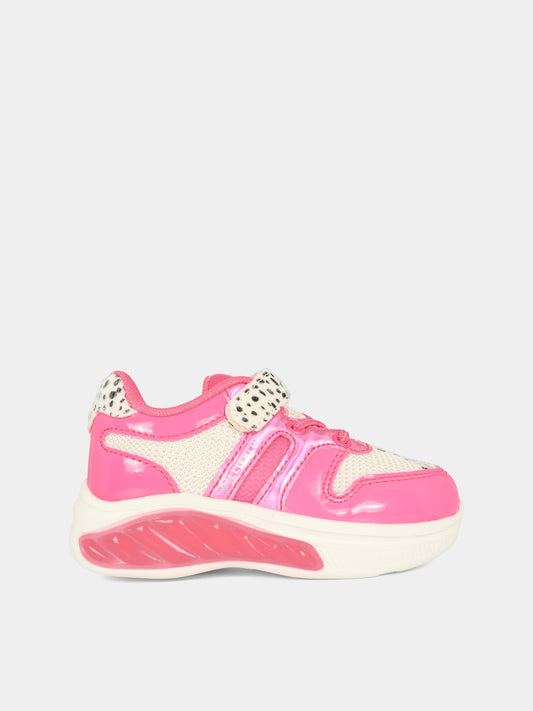 Sneakers rosa luminose per neonata e bambina con led,Billieblush,U21557 Z41