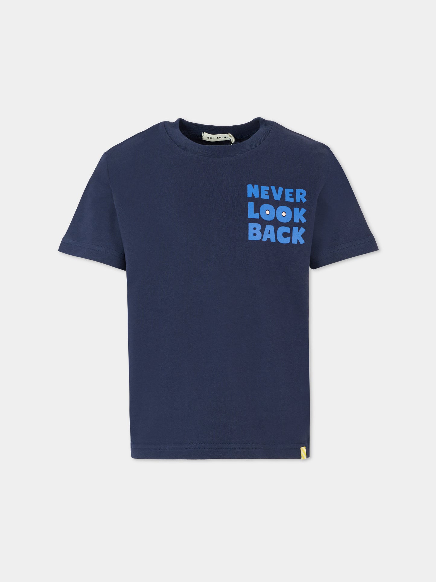 T-shirt blu per bambino con cane,Billieblush,U21565 85T