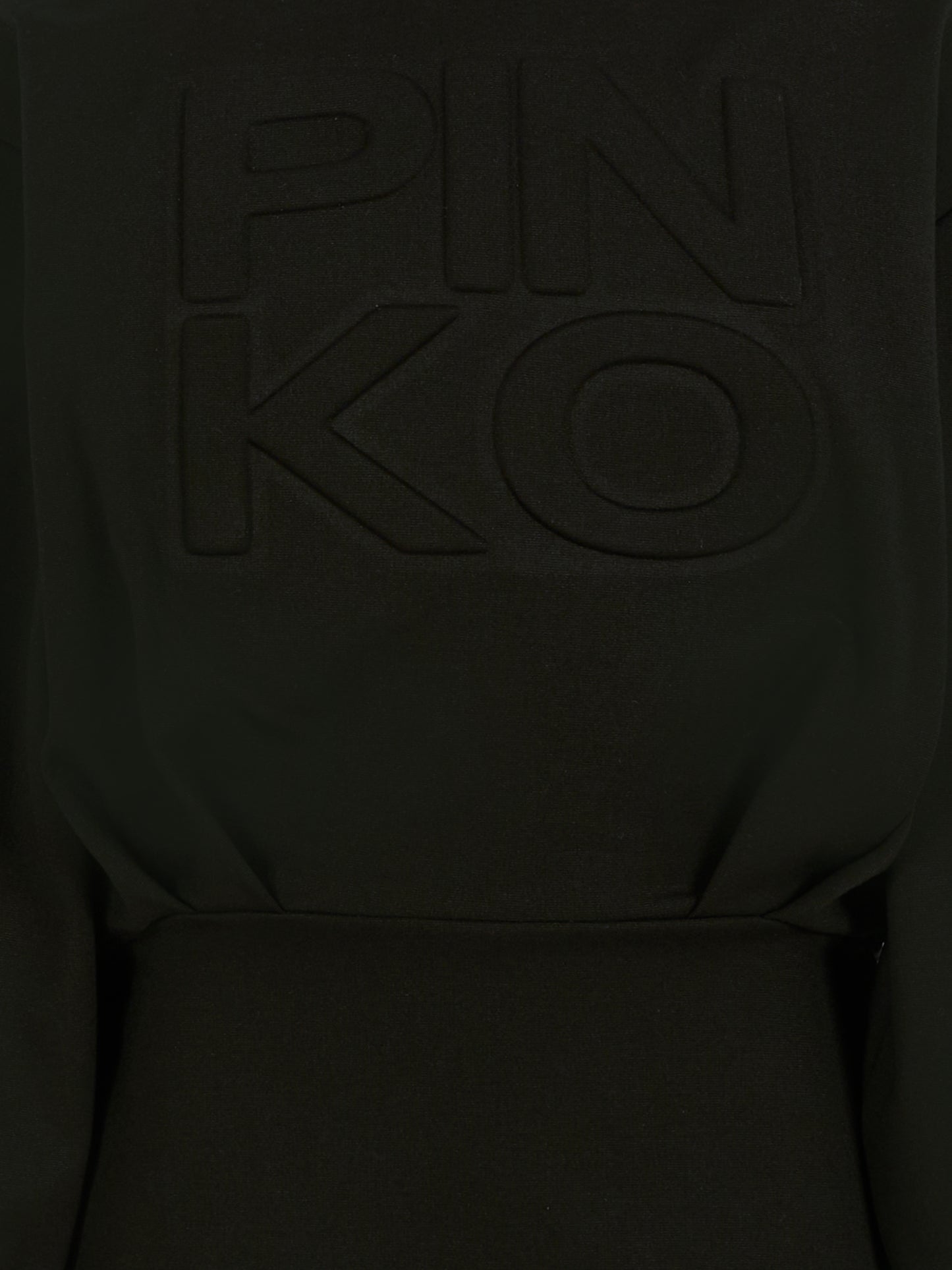 Robe noire pour fille avec logo