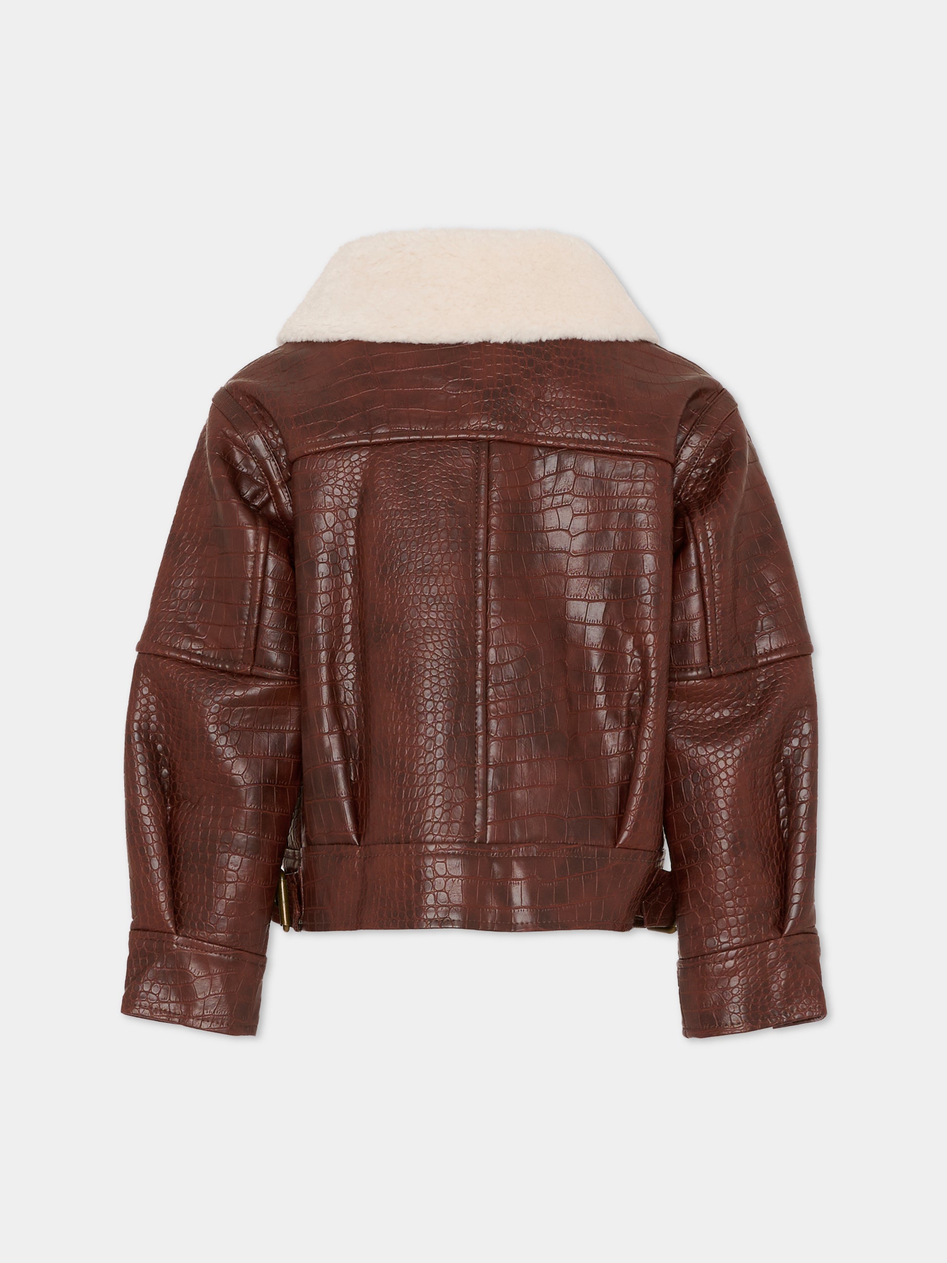 Giubbotto marrone per bambina,Pinko,KFGB005.C.PE016.6051