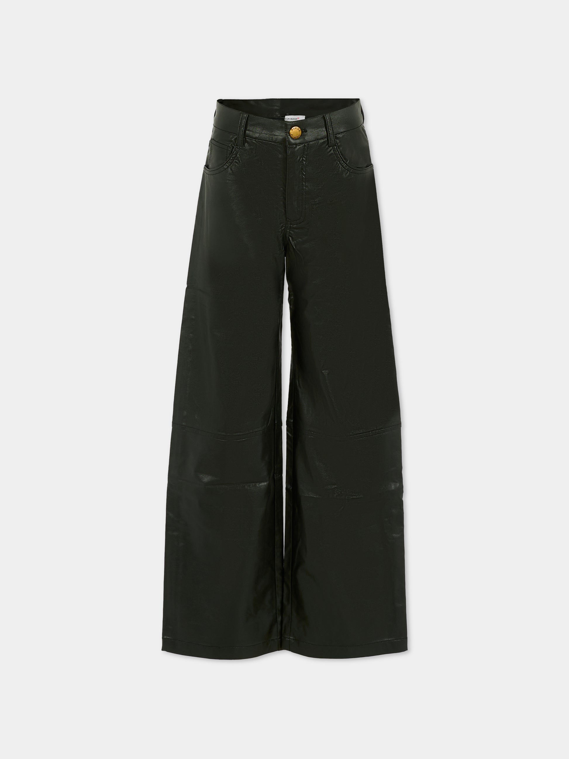 Pantaloni neri per bambina,Pinko,KFPA018.C.PE017.N000