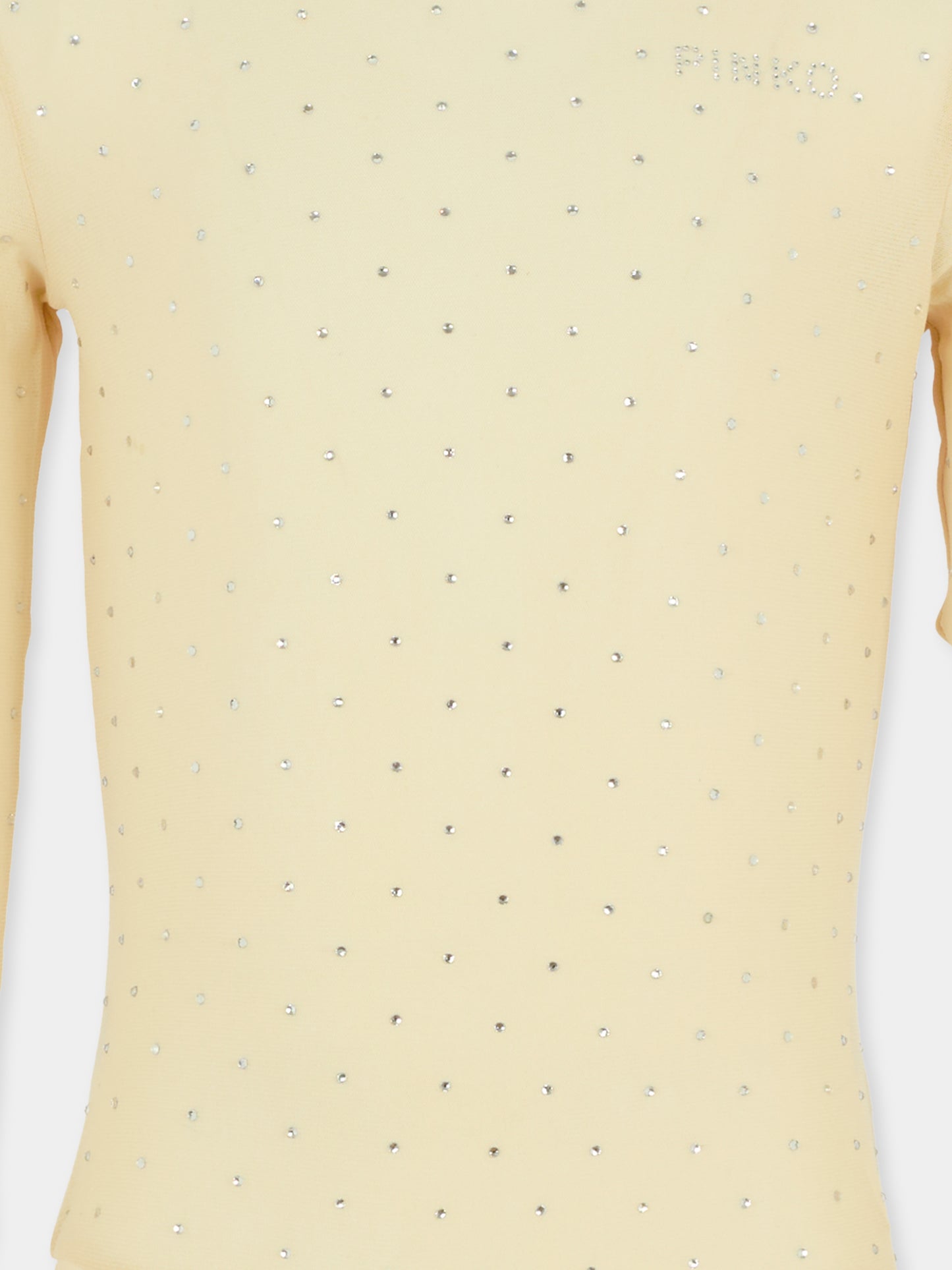 Body rose pour fille avec strass