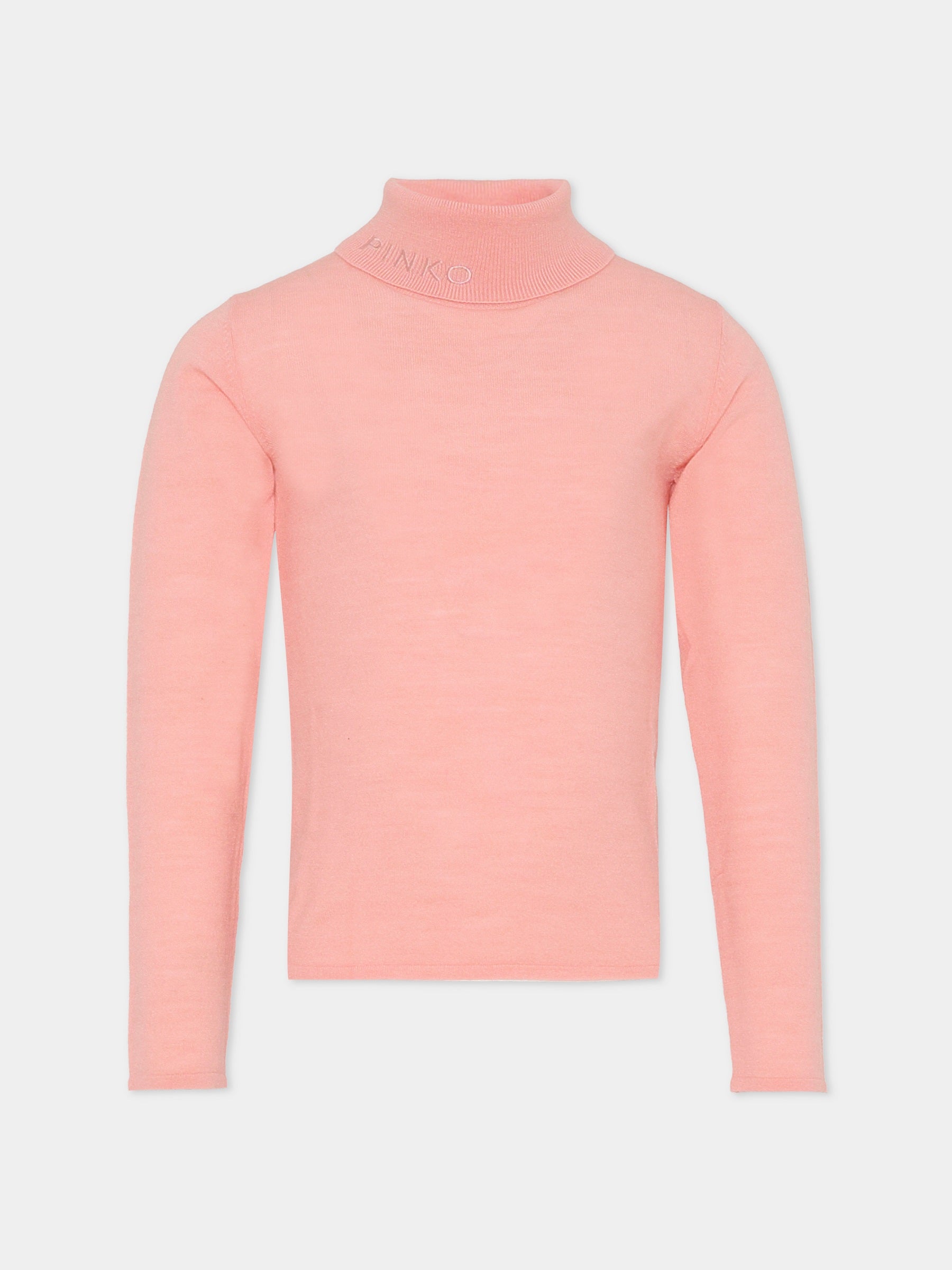 Dolcevita rosa per bambina con logo,Pinko,KFMA016.C.FL084.C039