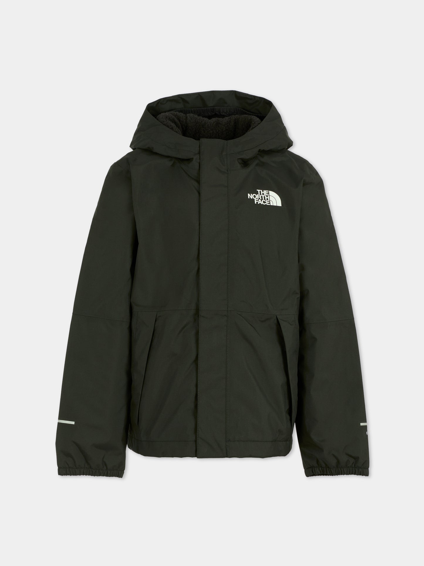 Imperméable noir pour garçon avec logo