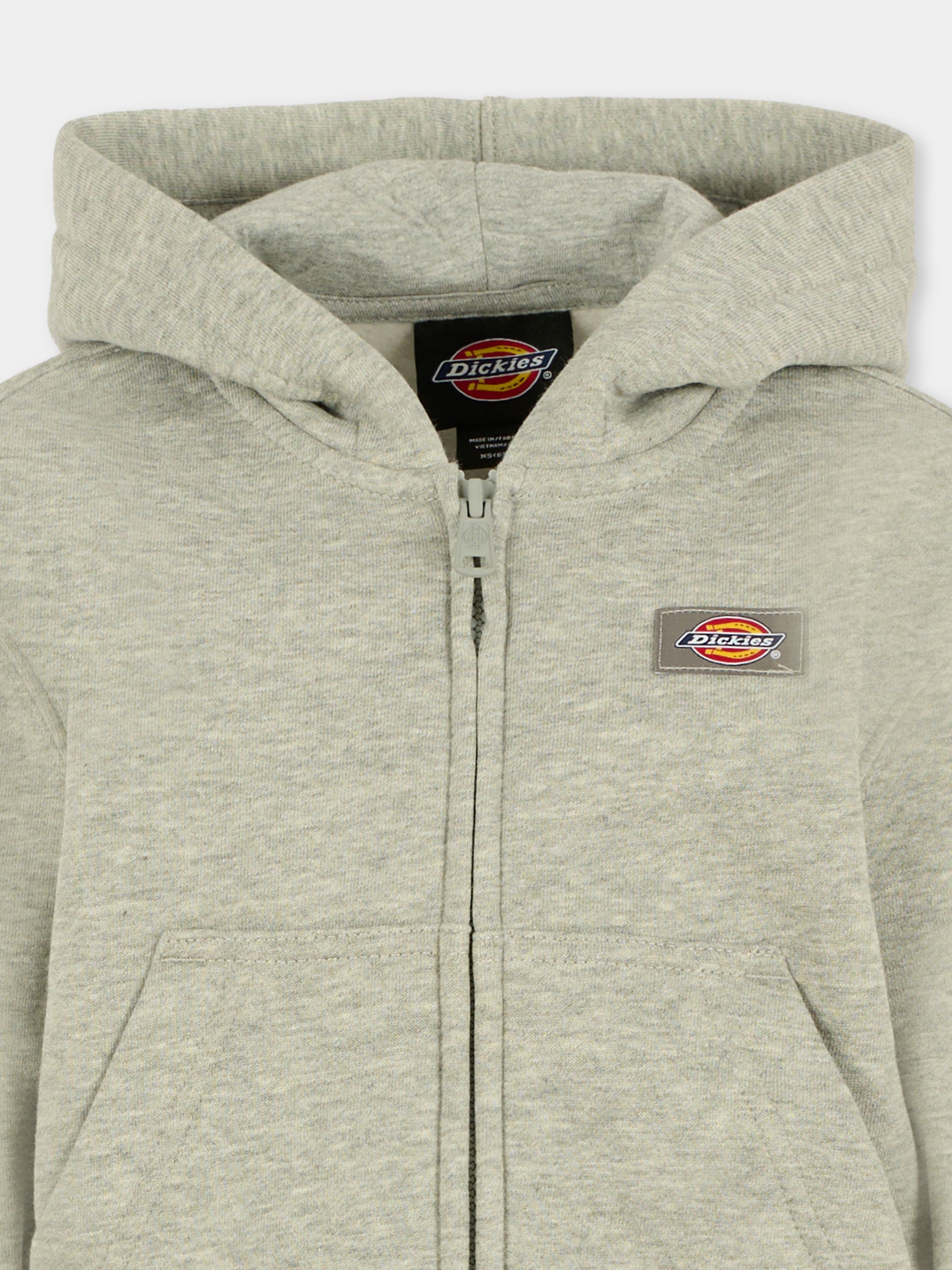 Felpa grigia per bambino con logo,Dickies,DK0A88BO0H21