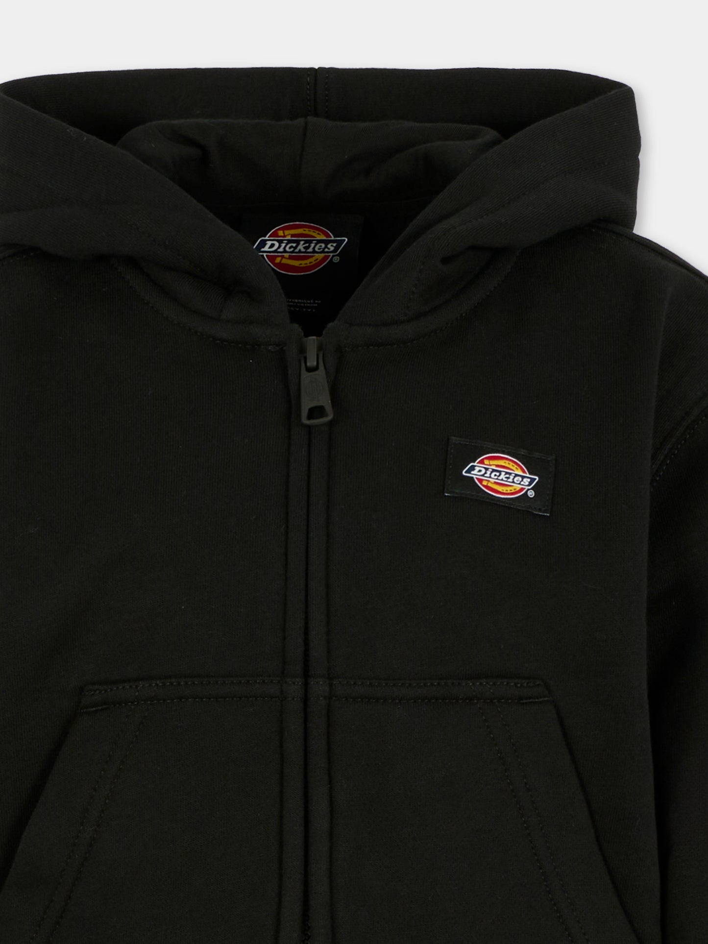 Felpa nera per bambino con logo,Dickies,DK0A88BOBLK1