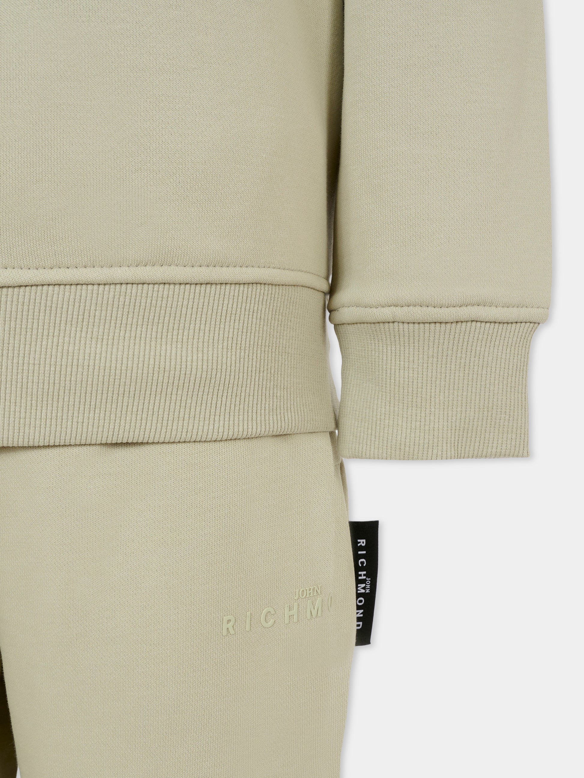 Completo grigio per bambino con logo,Richmond,RBA25006CF GREY