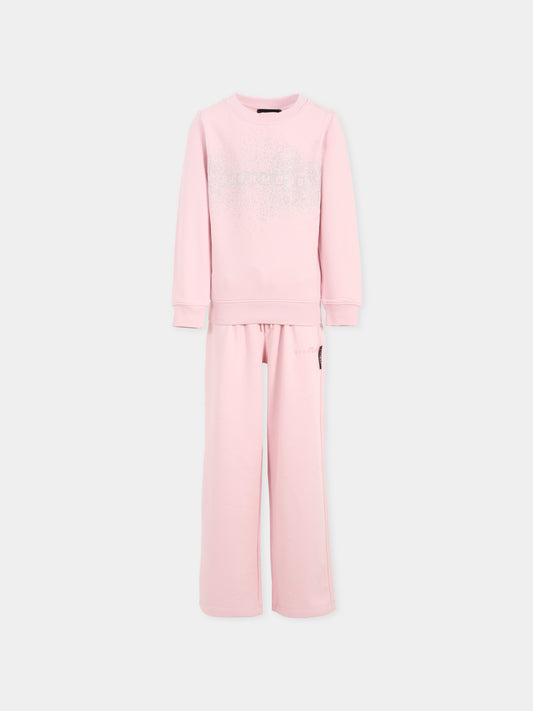 Completo lilla per bambina con logo,Richmond,RGA25007CF LILAC