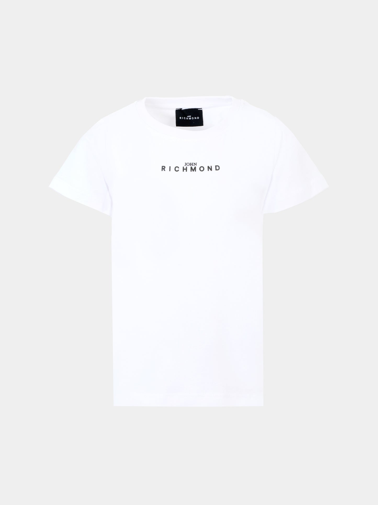 T-shirt blanc pour enfants avec logo