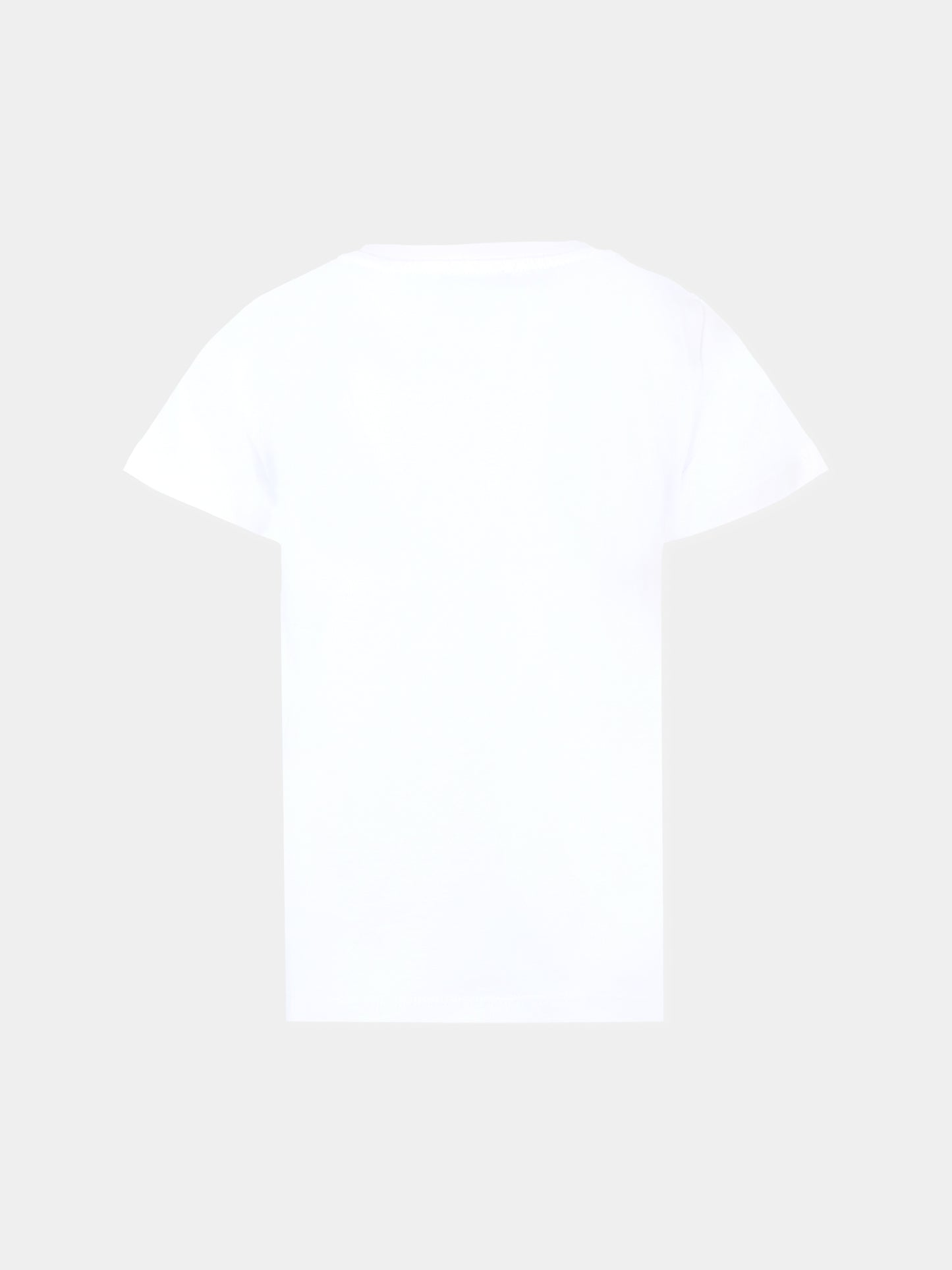 T-shirt blanc pour enfants avec logo
