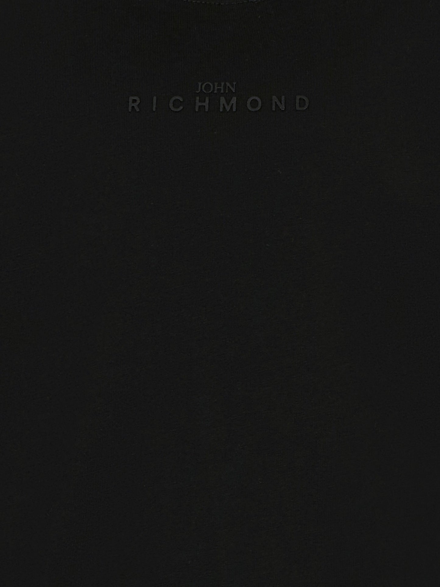 T-shirt nera per bambino con logo,Richmond,RBA25037TS BLACK