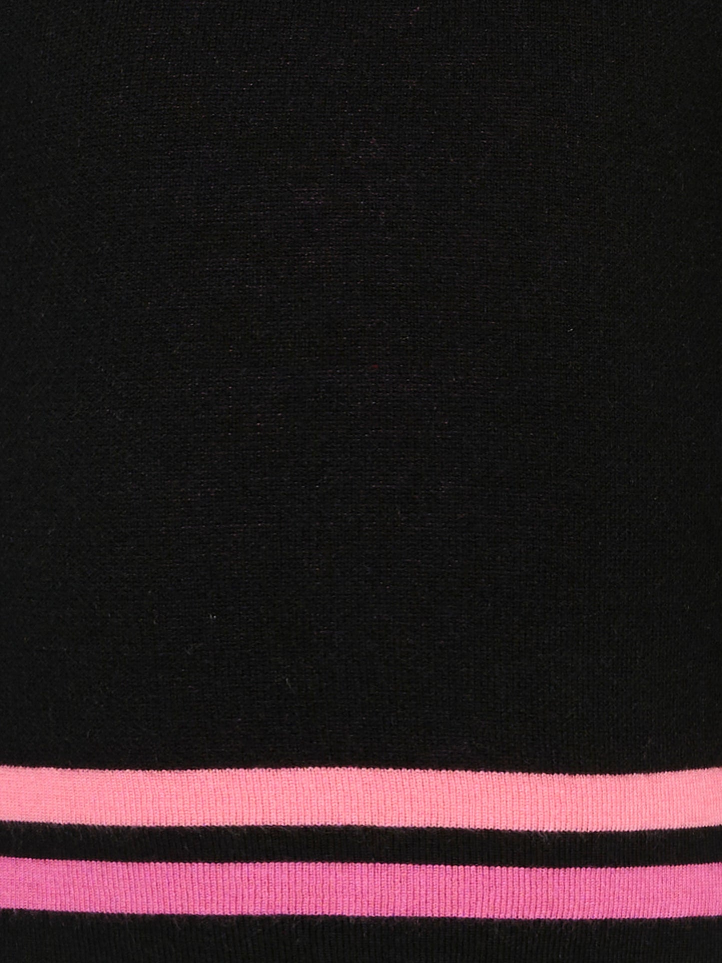 Dolcevita nero per bambina con logo fucsia,Richmond,RGA25204LU BLACK