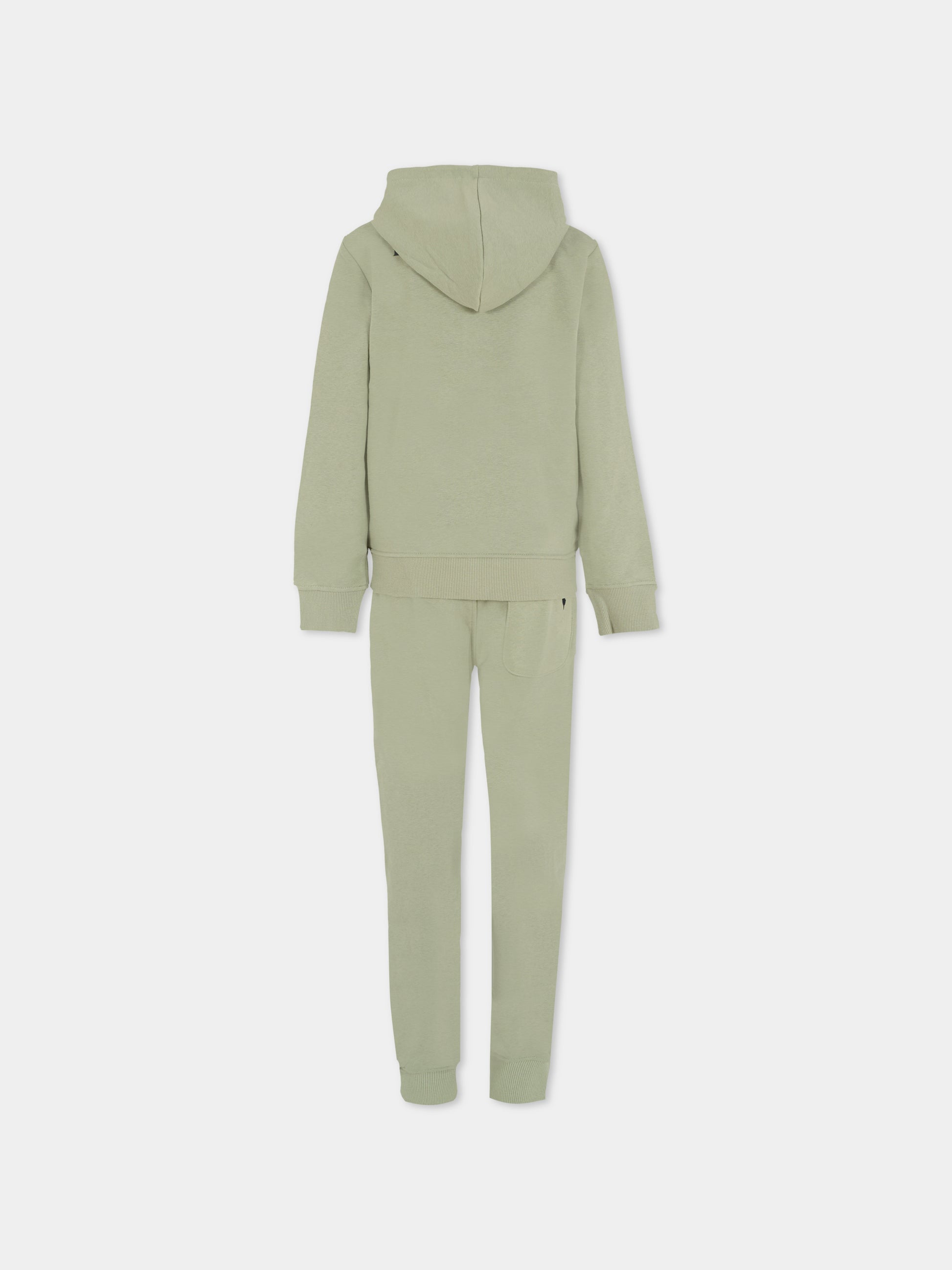 Completo verde per bambino con logo,Trussardi Junior,TBA25001CF IRON WROUGTH