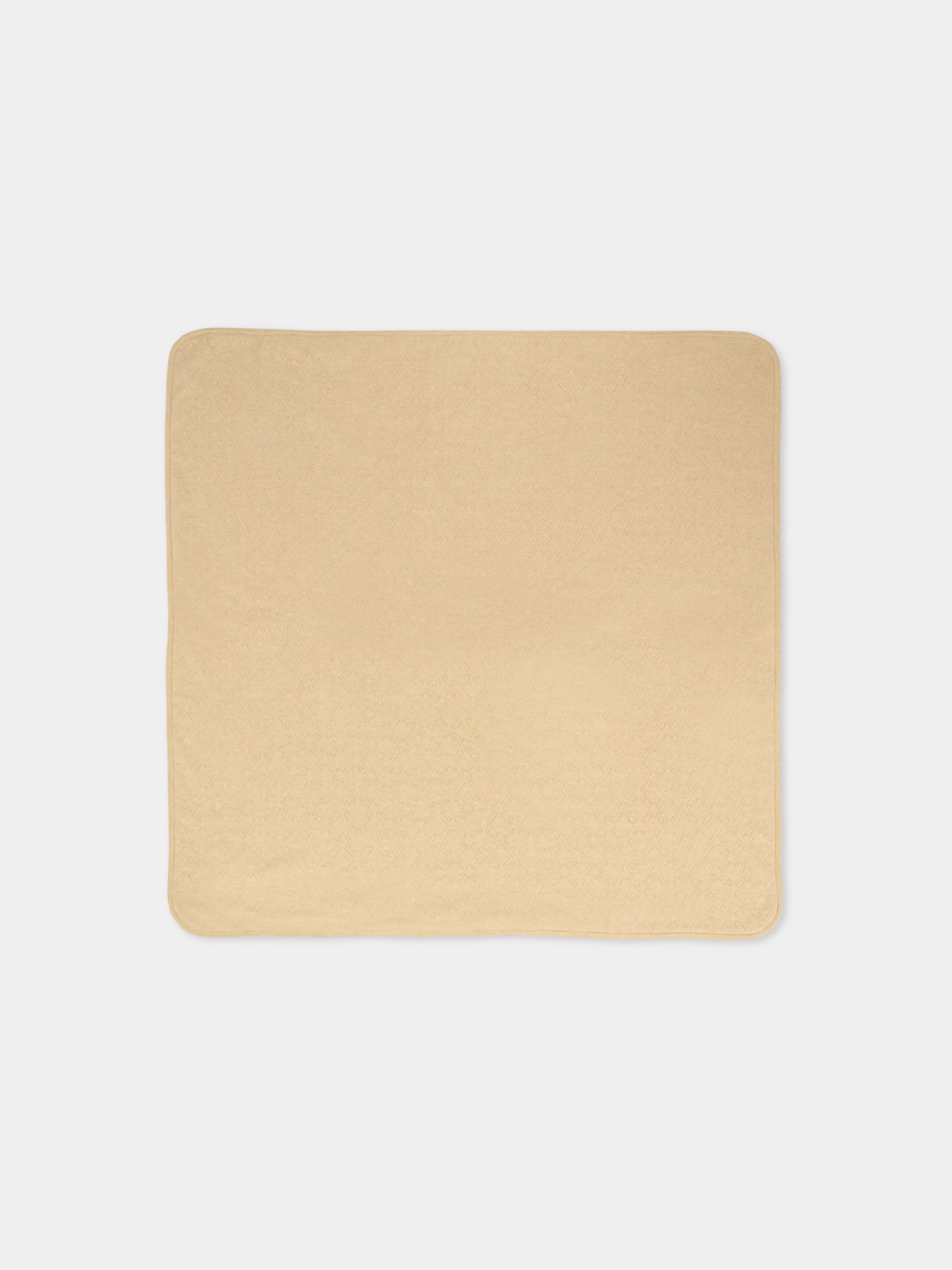 Coperta reversibile beige per neonati con motivo 4G,Givenchy Kids,H30852 117