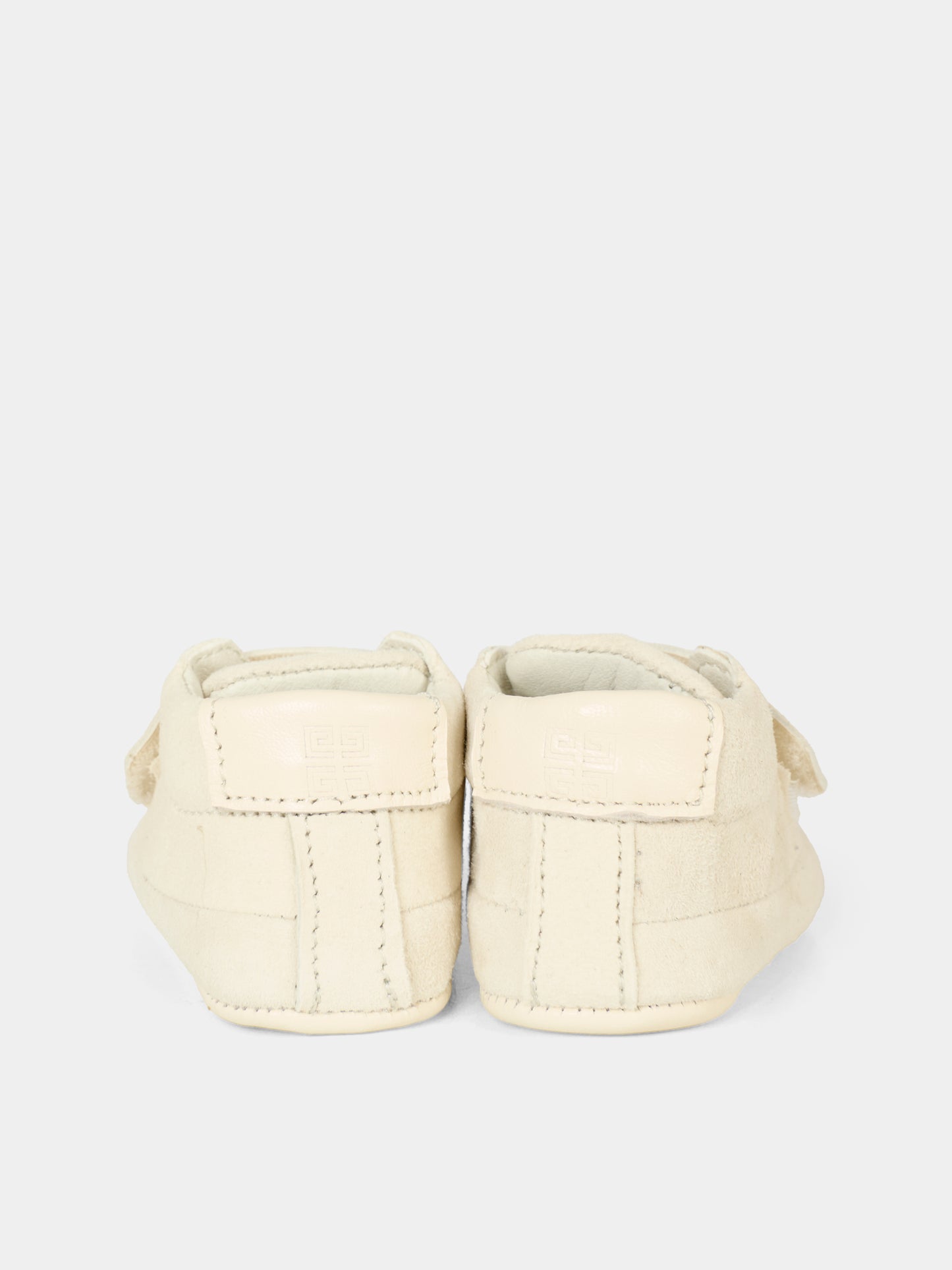 Sneakers avorio per neonati con logo,Givenchy Kids,H30862 117