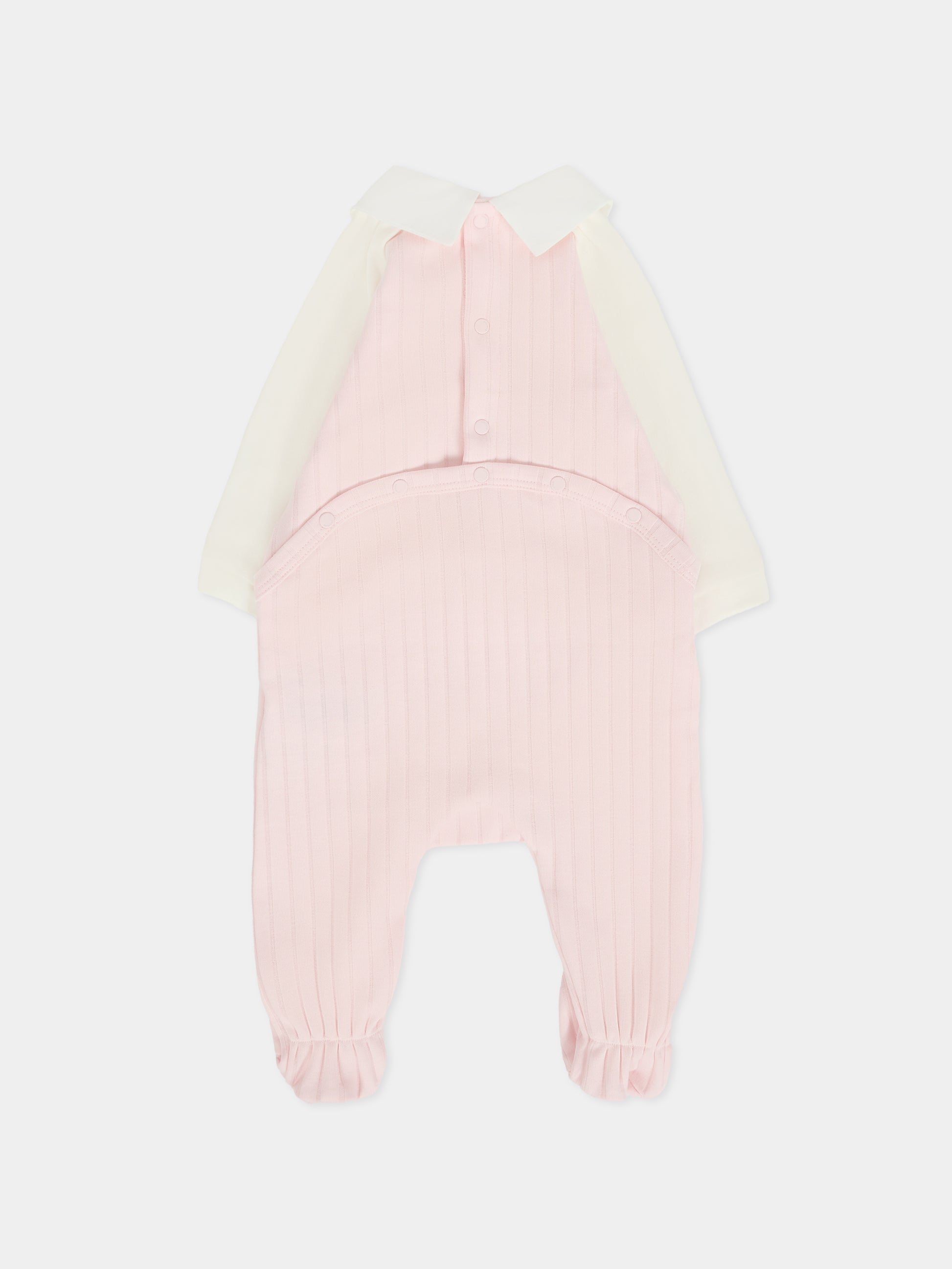 Set tutina rosa per neonata con logo,Givenchy Kids,H30864 44Z