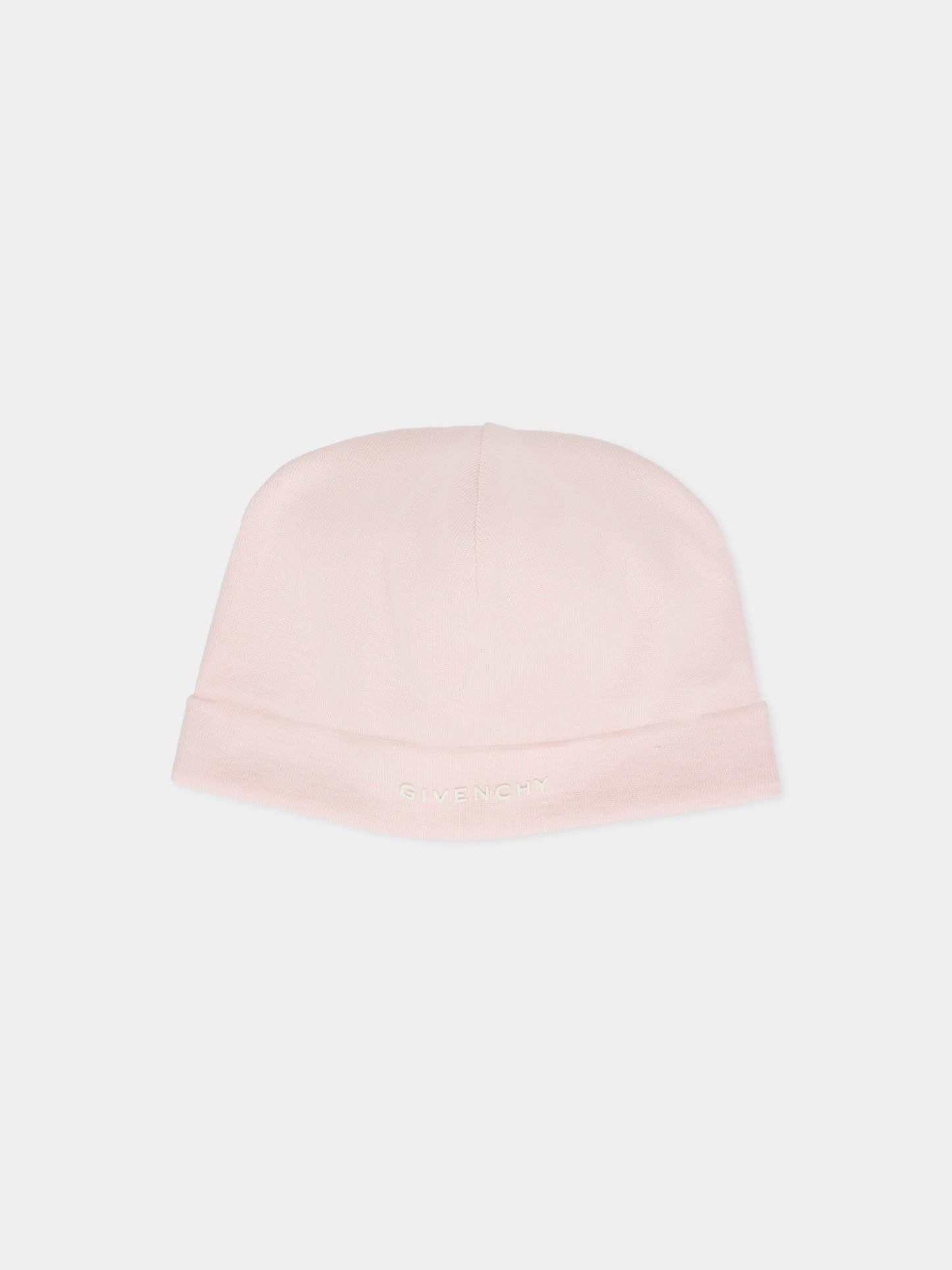 Set tutina rosa per neonata con logo,Givenchy Kids,H30864 44Z