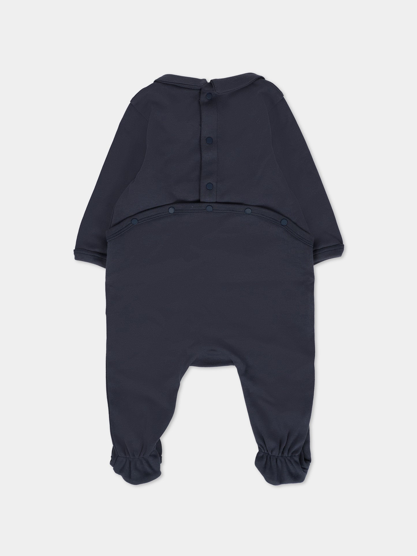 Set tutina blu per neonato con logo,Givenchy Kids,H30866 853