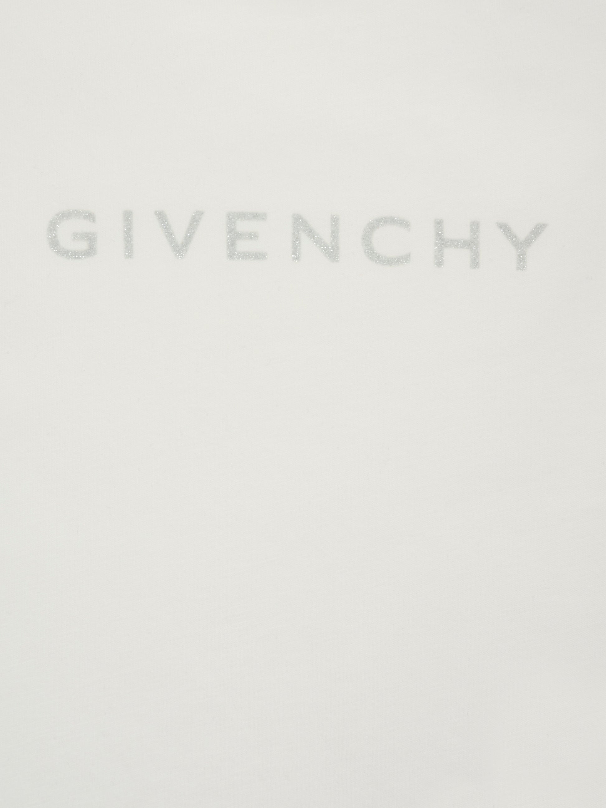 T-shirt avorio per neonata con logo,Givenchy Kids,H30903 117