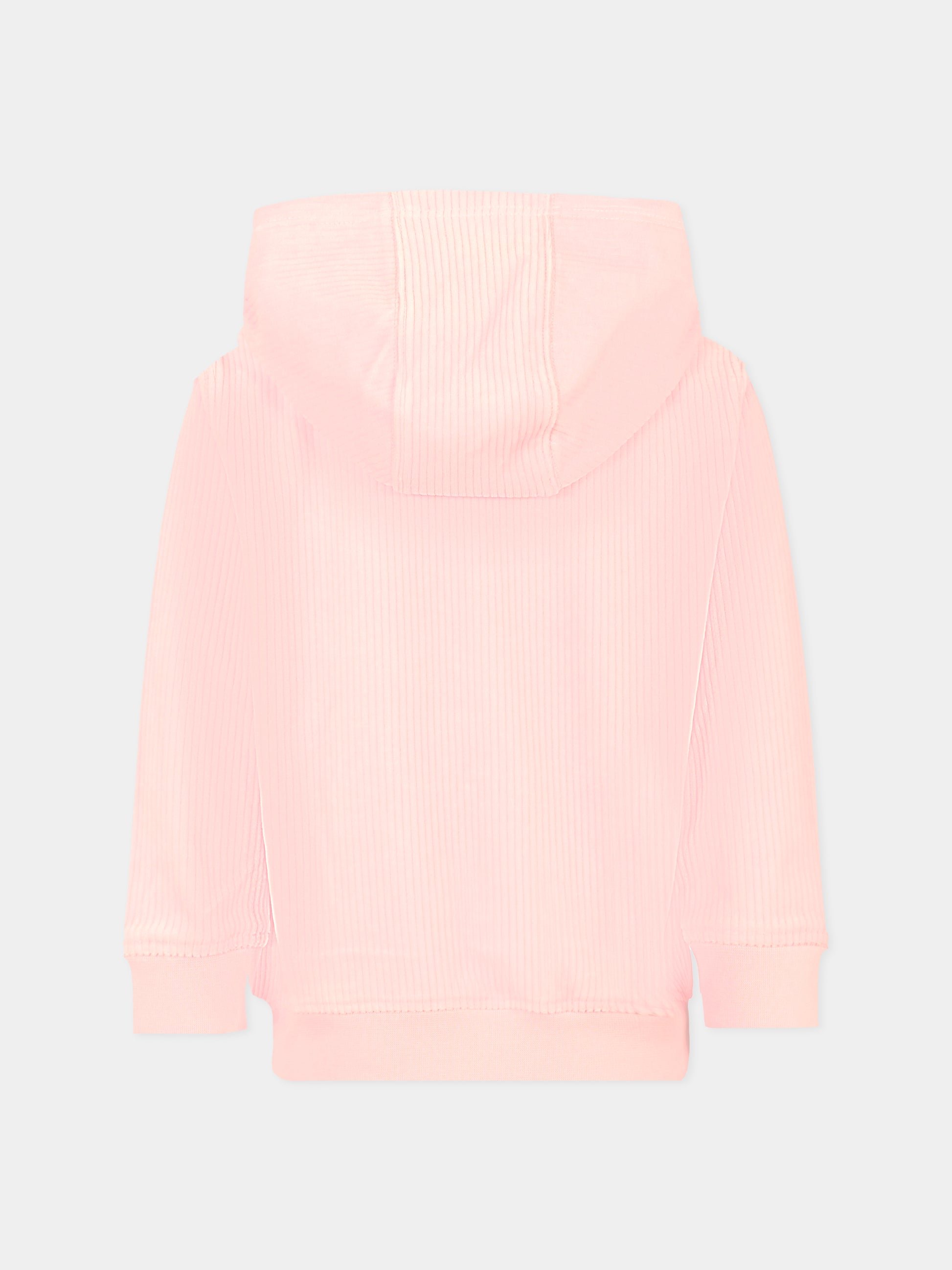 Felpa rosa per bambina con logo,Givenchy Kids,H30940 44Z
