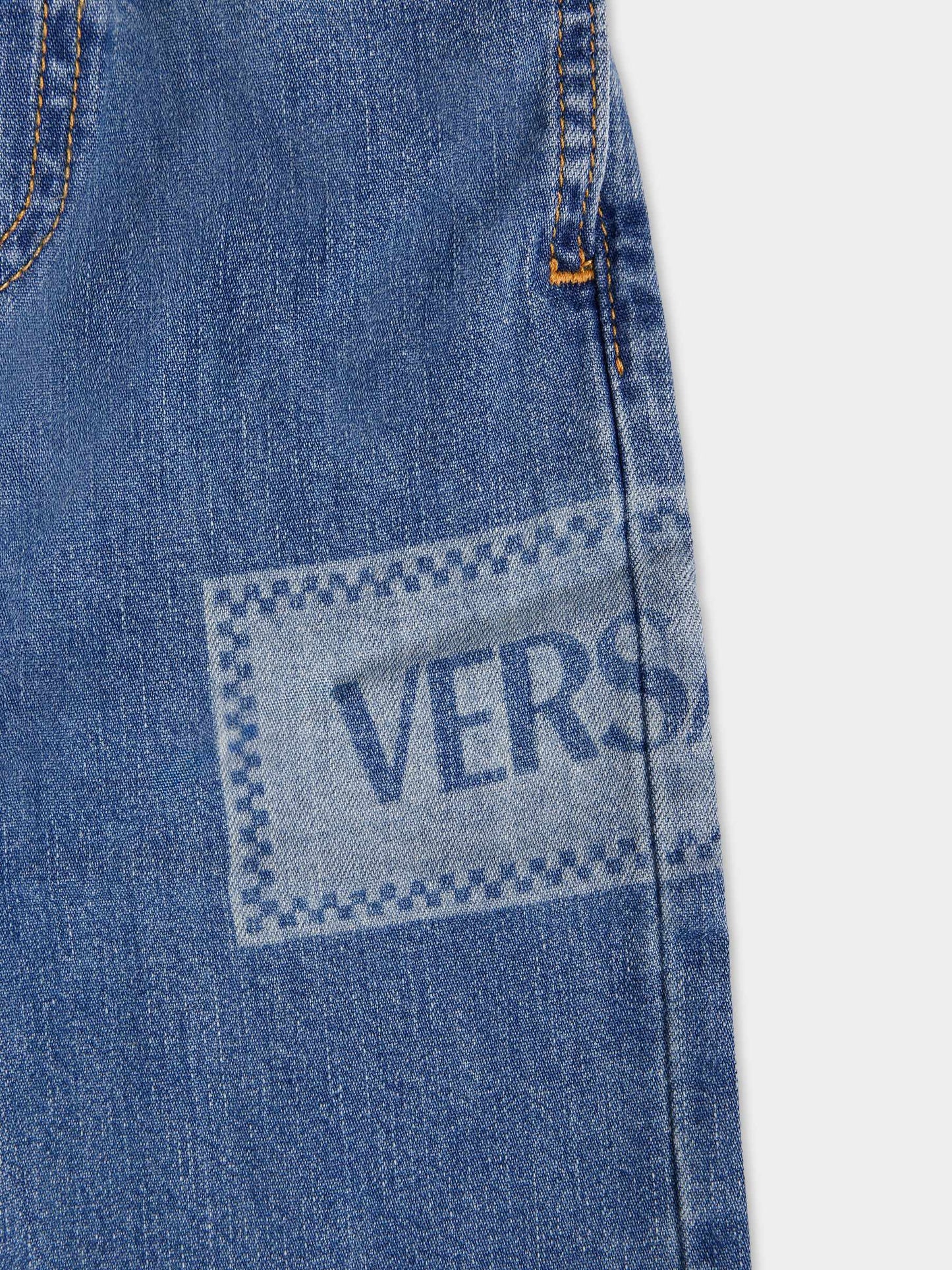 Jeans vintage à logo années 90 pour bébés