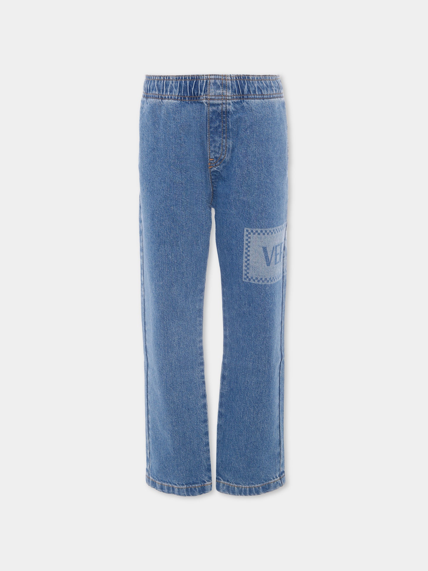 Jeans con '90s vintage logo per bambini,Versace,1019830 1A14287 1D200