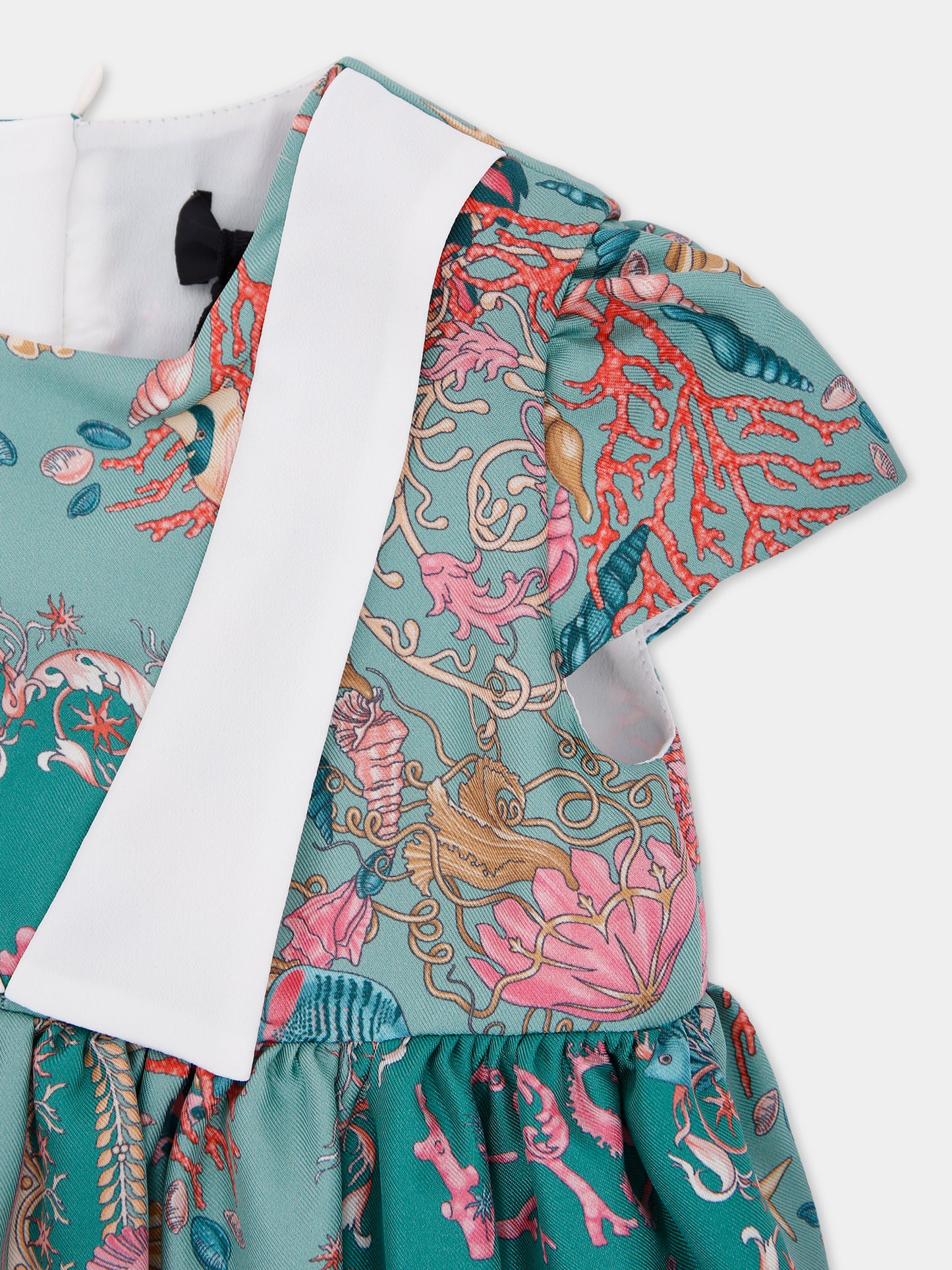 Vestito multicolor La Vacanza per neonata,Versace,1021028 1A15352 6G700