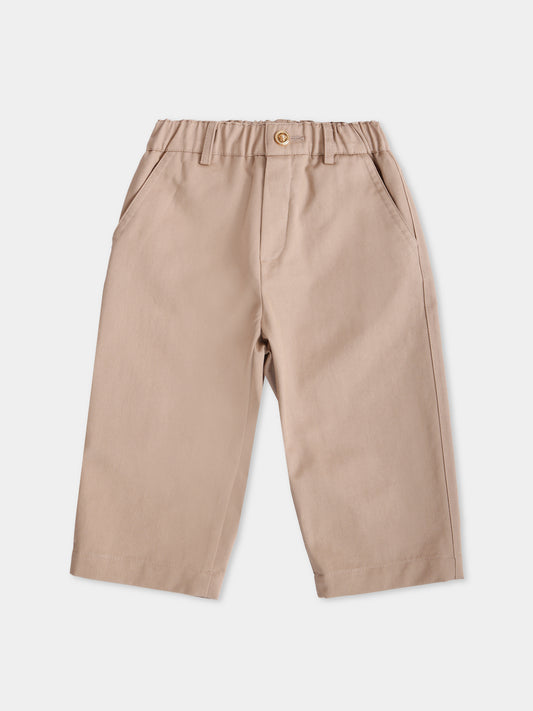 Pantalon cargo beige pour bébé