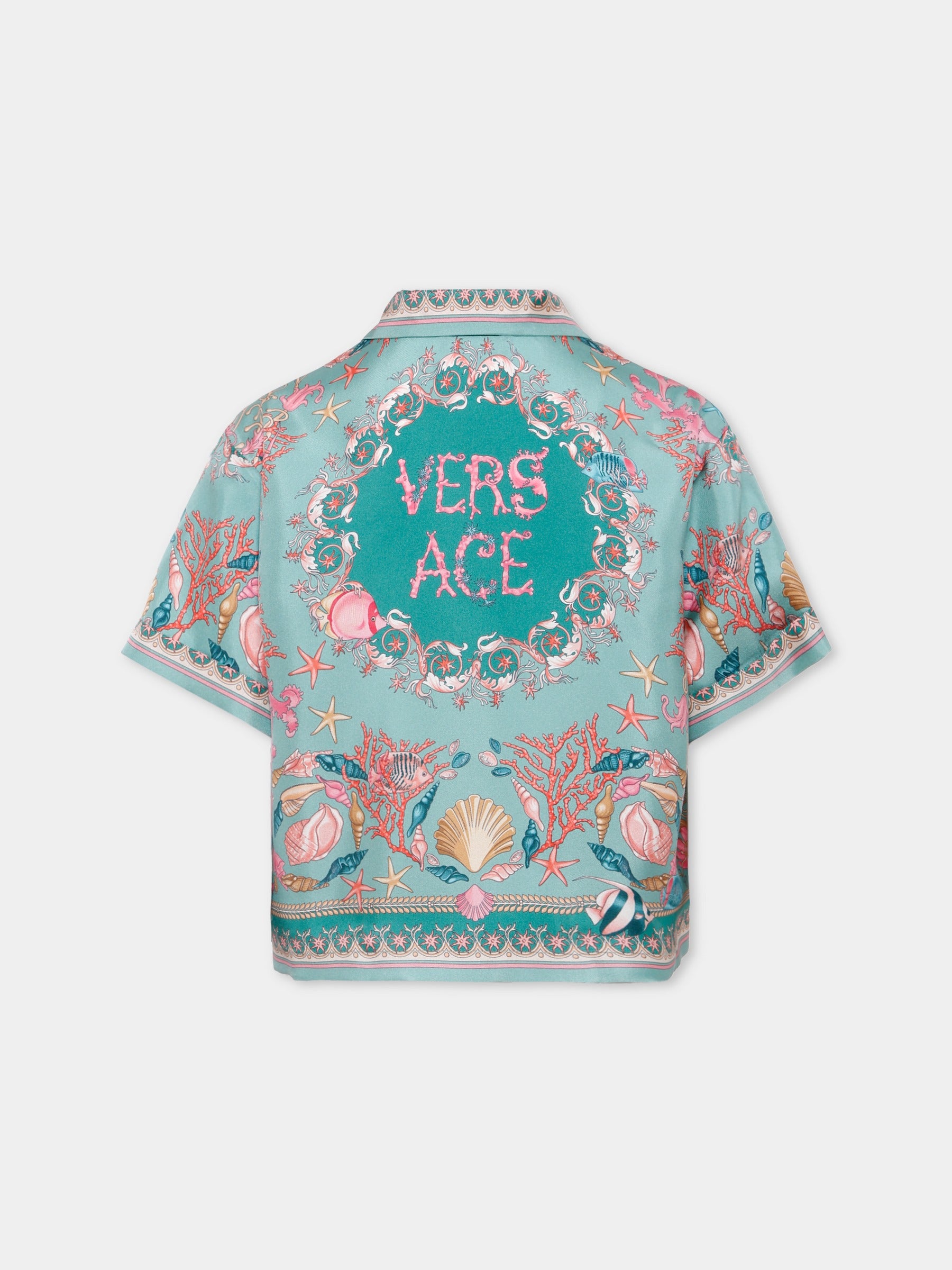 Camicia  La Vacanza  multicolor per bambini,Versace,1020487 1A15237 5GA30