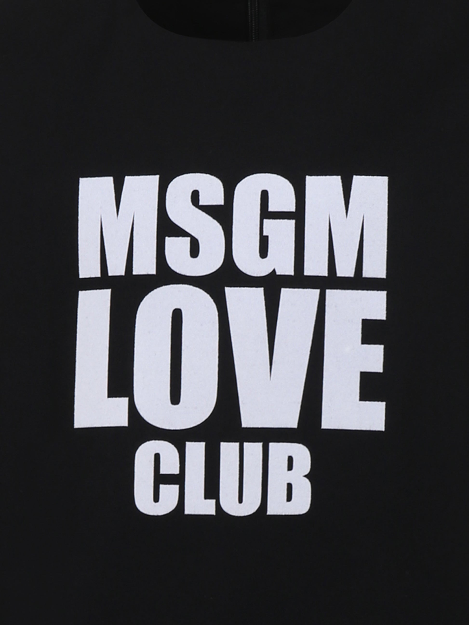 Vestito nero per bambina con logo,Msgm Kids,F4MSJGDR215 110