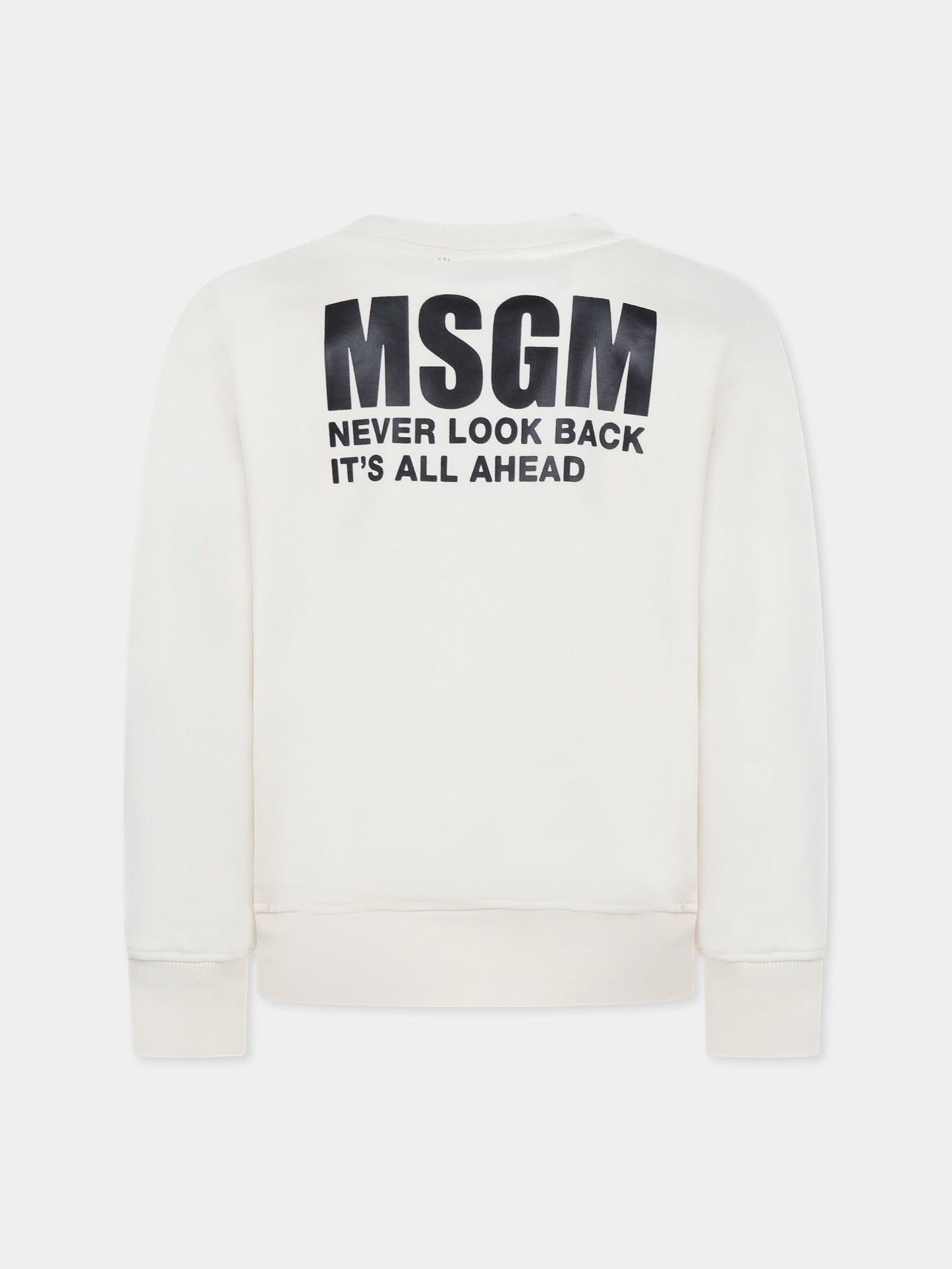 Sweat ivoire pour enfants avec logo