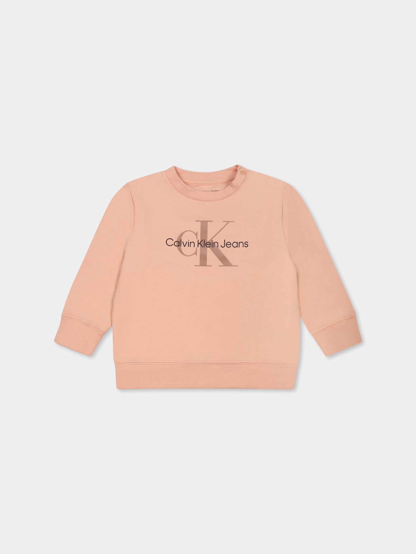 Completo rosa per neonata con logo,Calvin Klein Kids,IN0IN00011 TFC