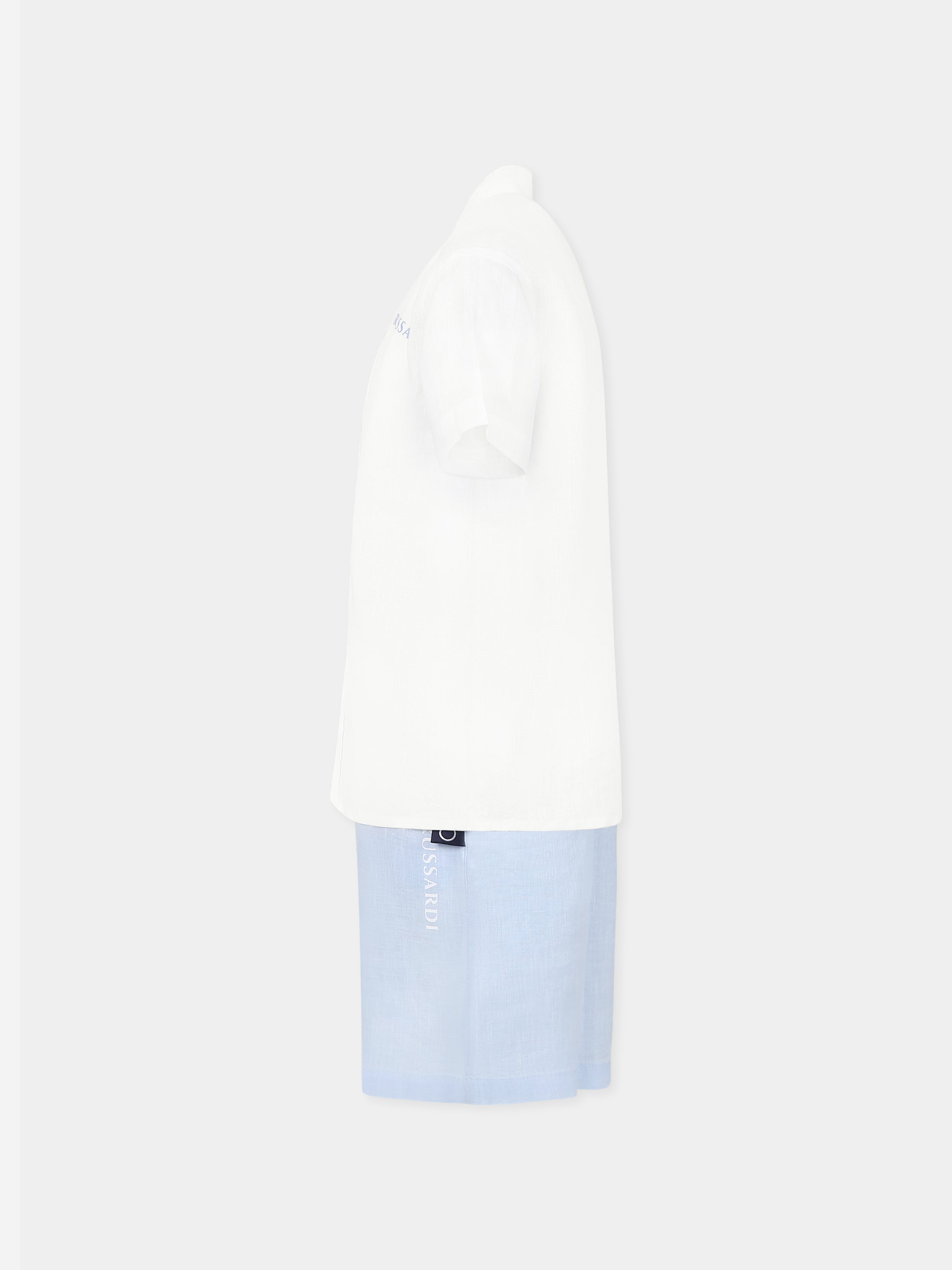 Completo bianco per bambino con logo,Trussardi Junior,TBP25013CL WHITE