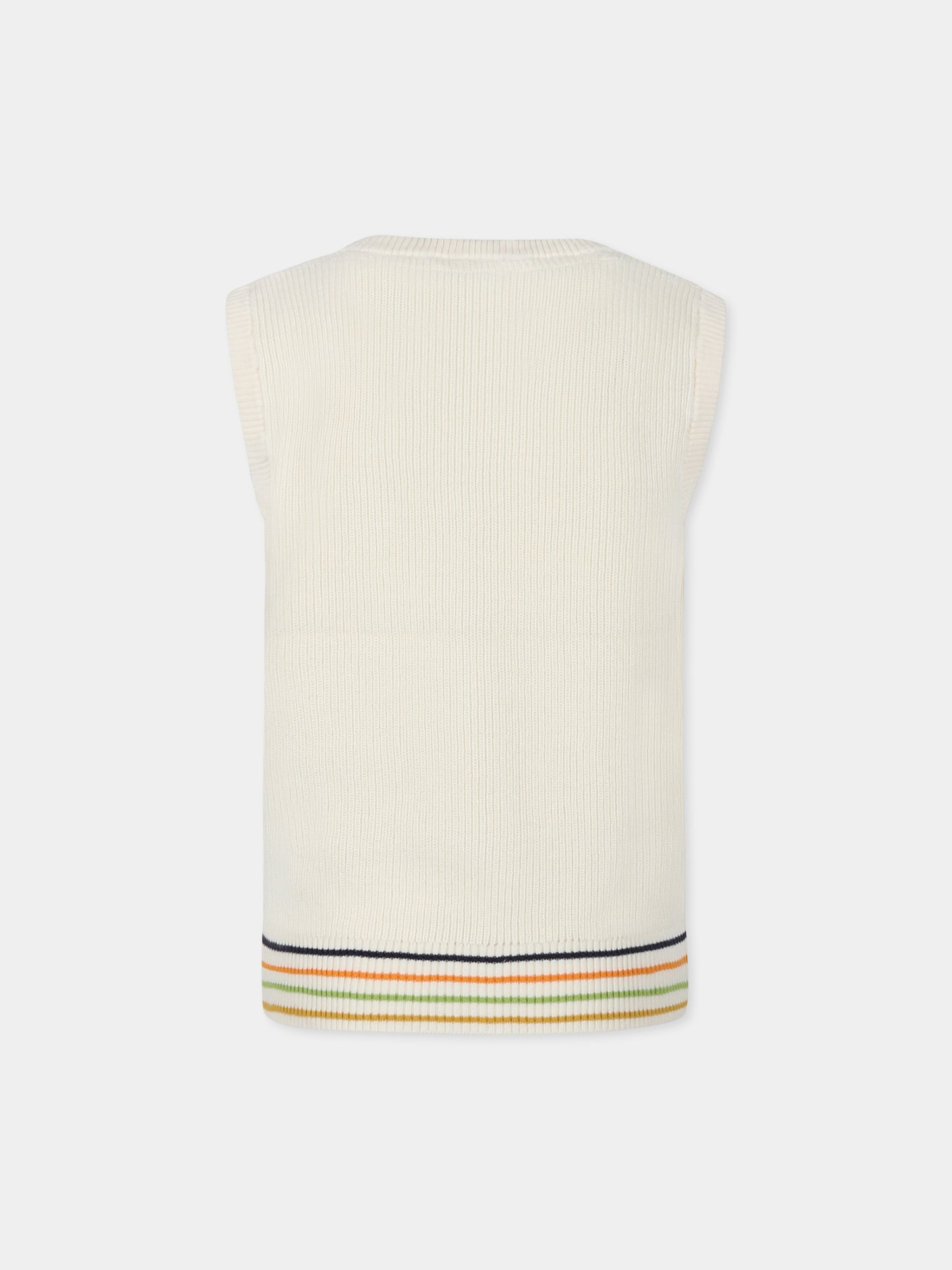 Gilet pull pour enfants avec logo