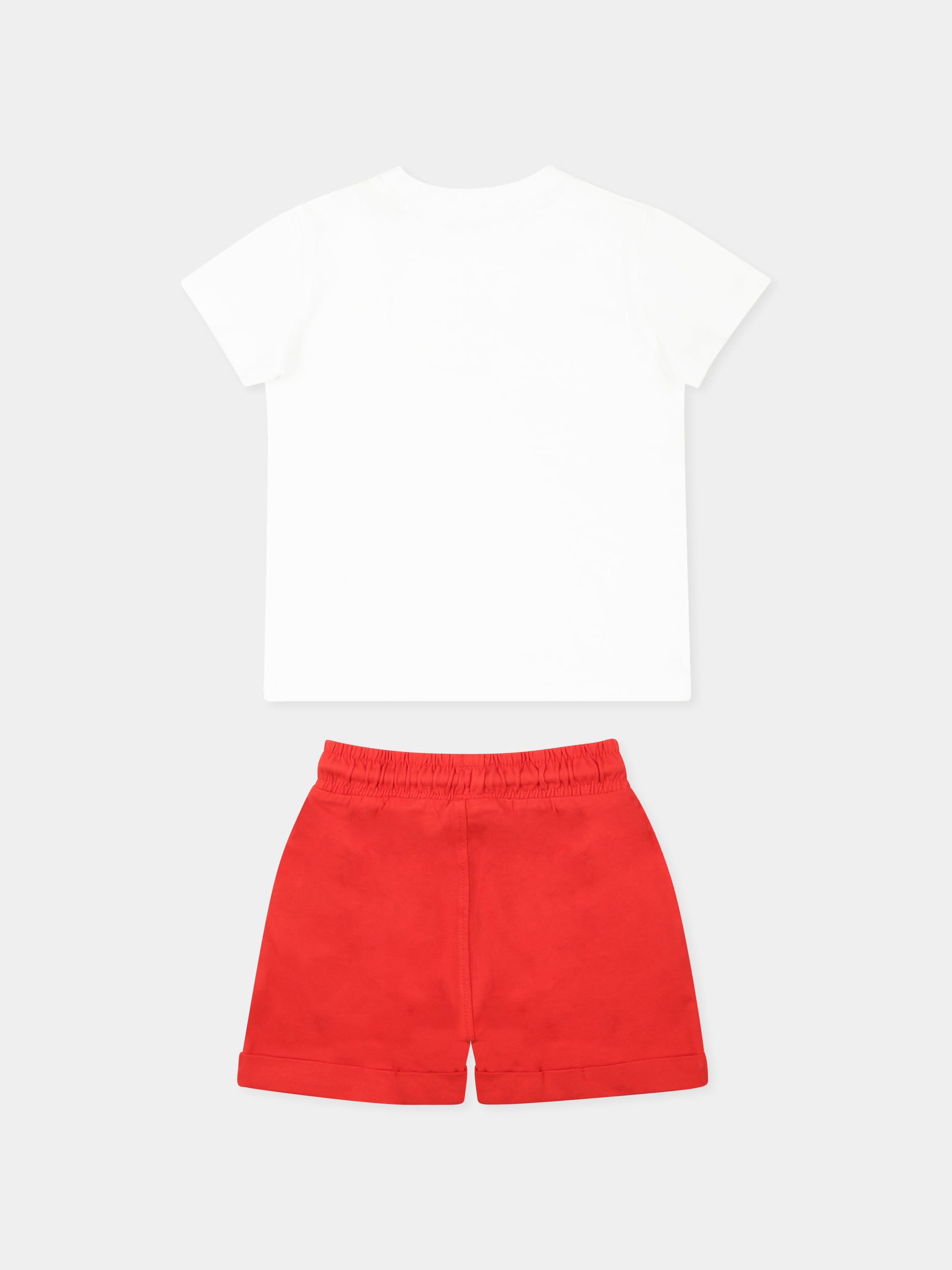 Completo bianco per neonato con logo,Trussardi Junior,TIP25057CJ WHITE