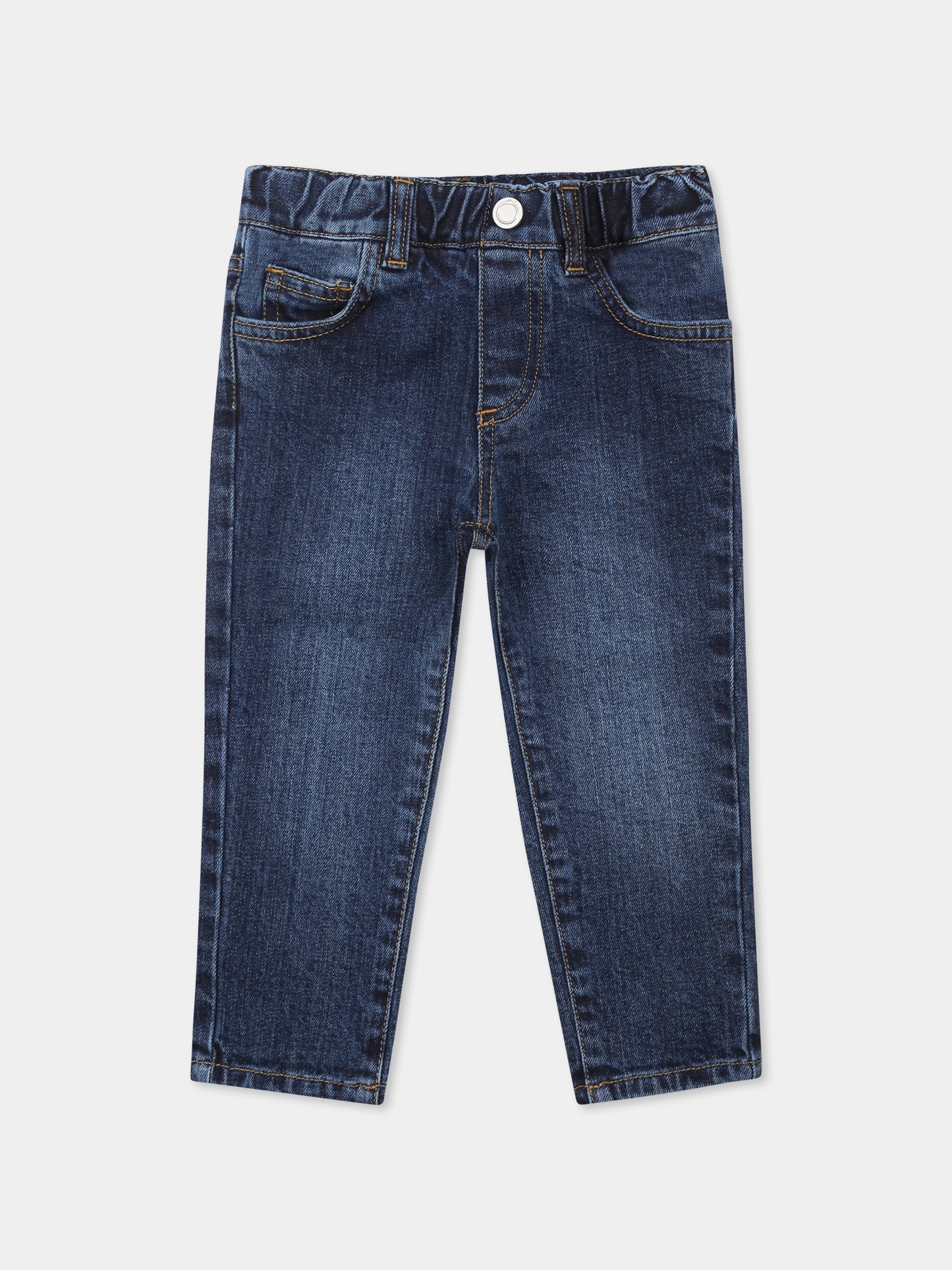 Jeans denim per neonato,Trussardi Junior,TIP25101JE DENIM BLUE MEDIUM