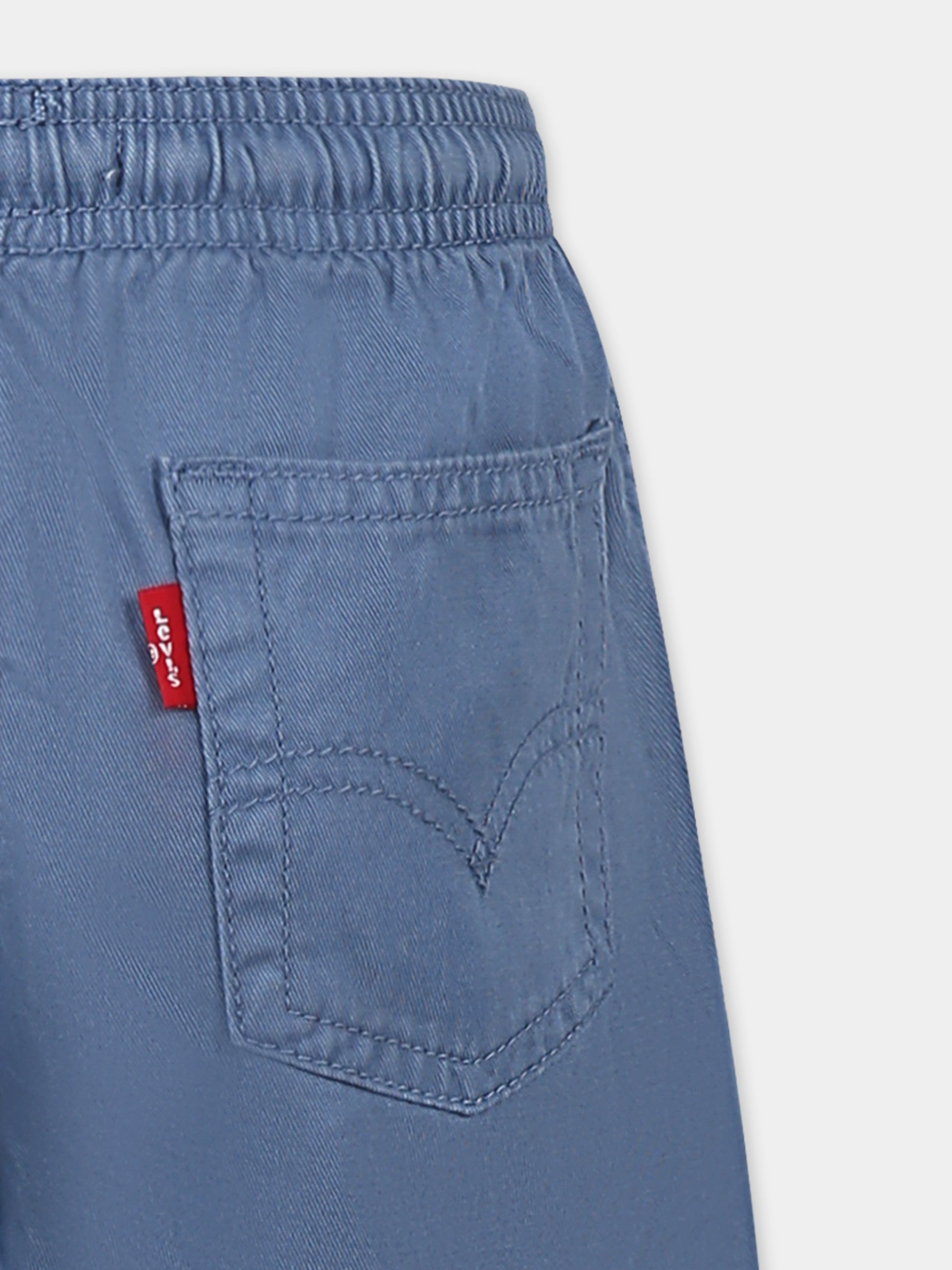 Shorts celesti per bambino,Levi's Kids,8EH006 BIA