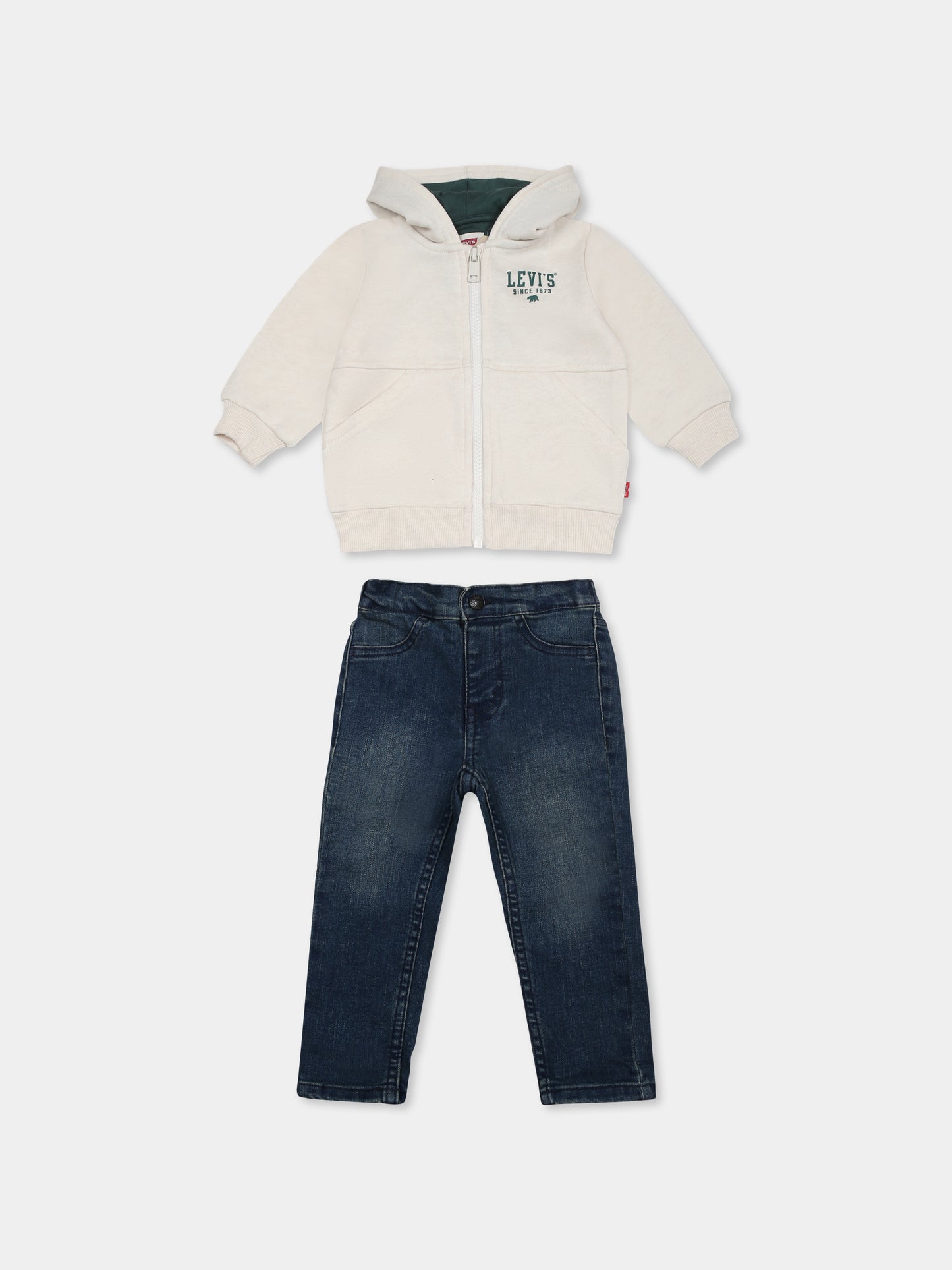 Completo multicolor per neonato con logo,Levi's Kids,6EL323 W4X