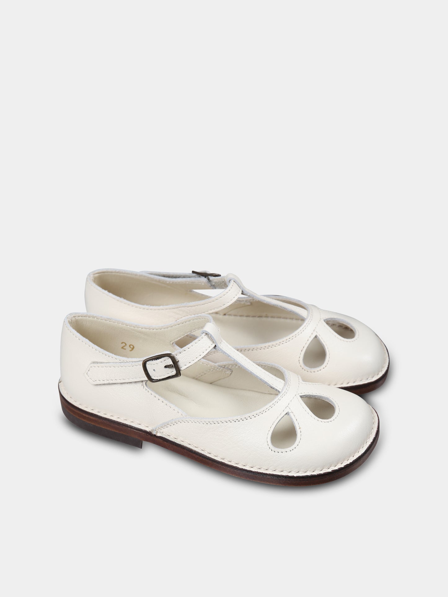 Ballerine Lucy avorio per bambina,Pèpè,LUCY/FV-SOUFSC MILK