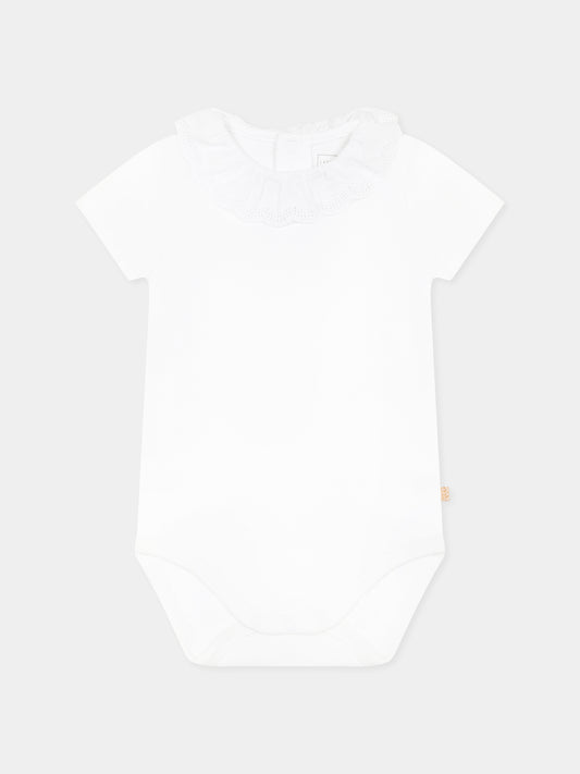 Body bianco per neonata,Carrement Beau,Y30021 10P