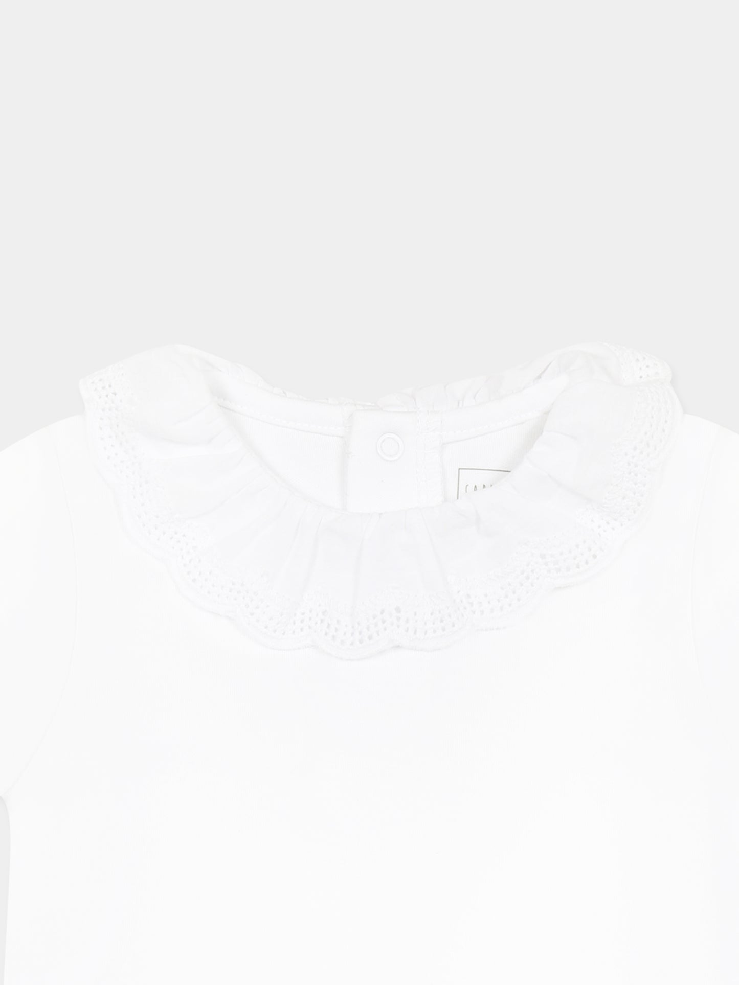 Body bianco per neonata,Carrement Beau,Y30021 10P