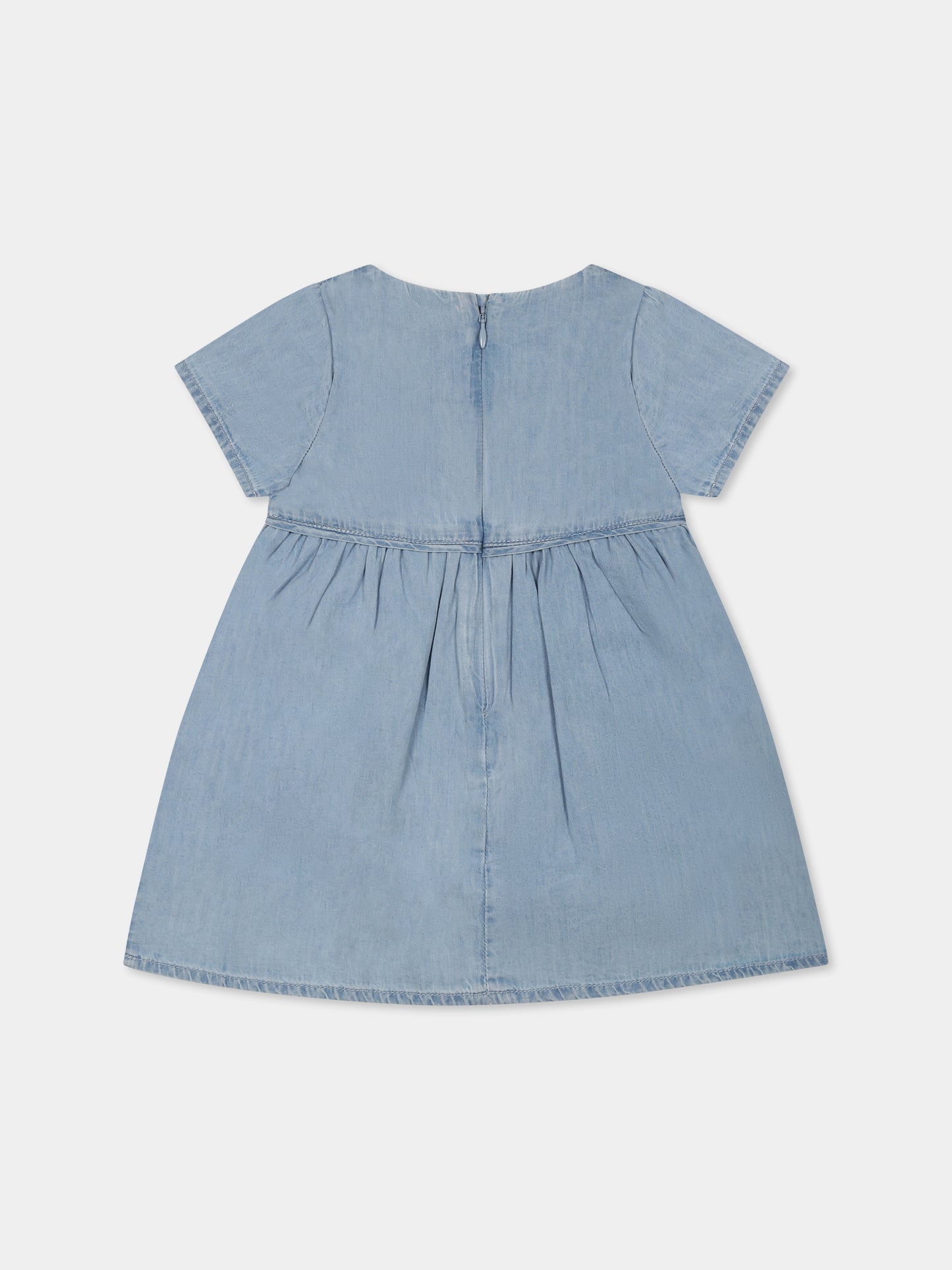 Vestito denim per neonata con cuore,Carrement Beau,Y30089 Z10