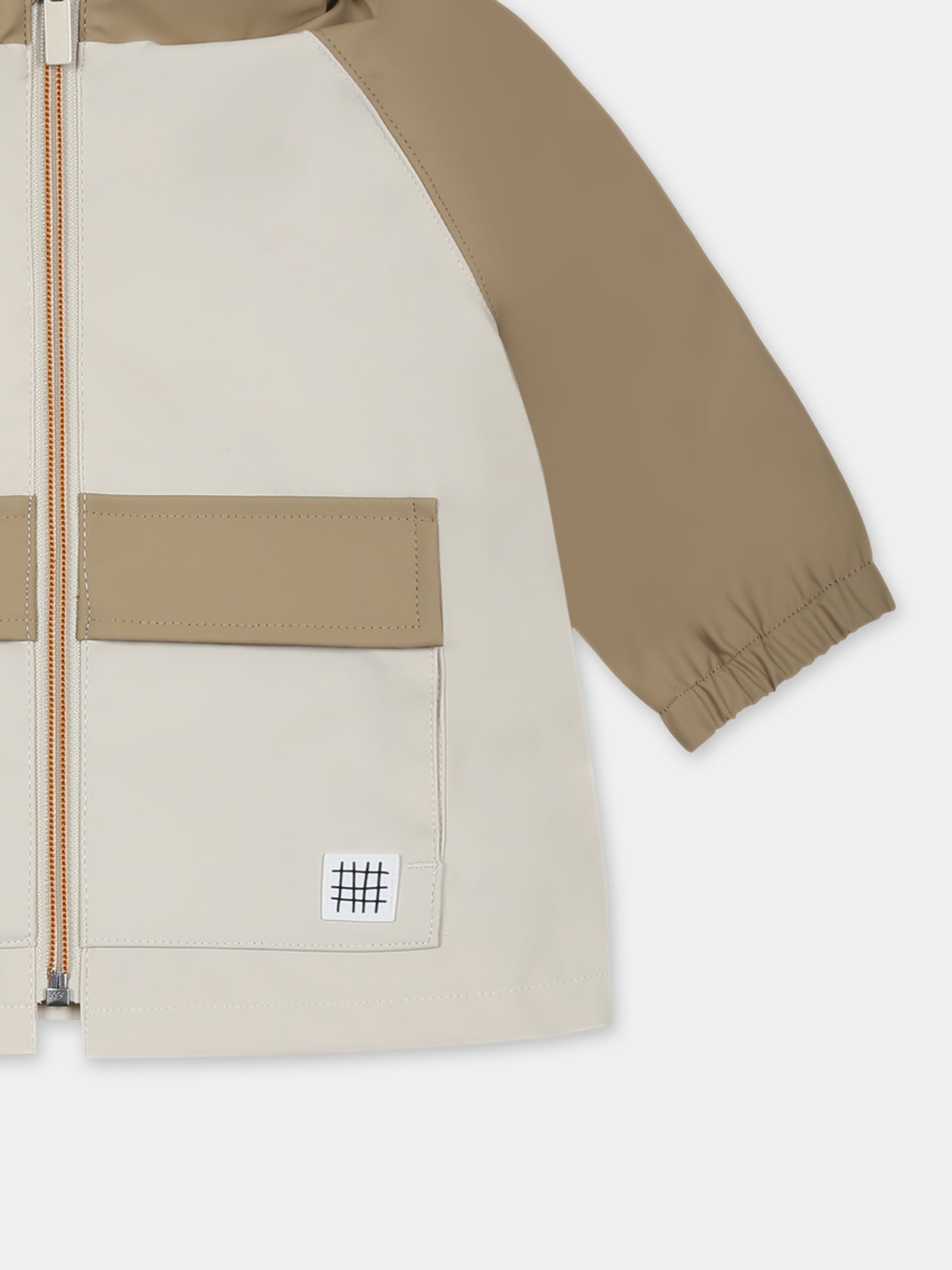 Giacca a vento beige per neonato,Carrement Beau,Y30132 N52