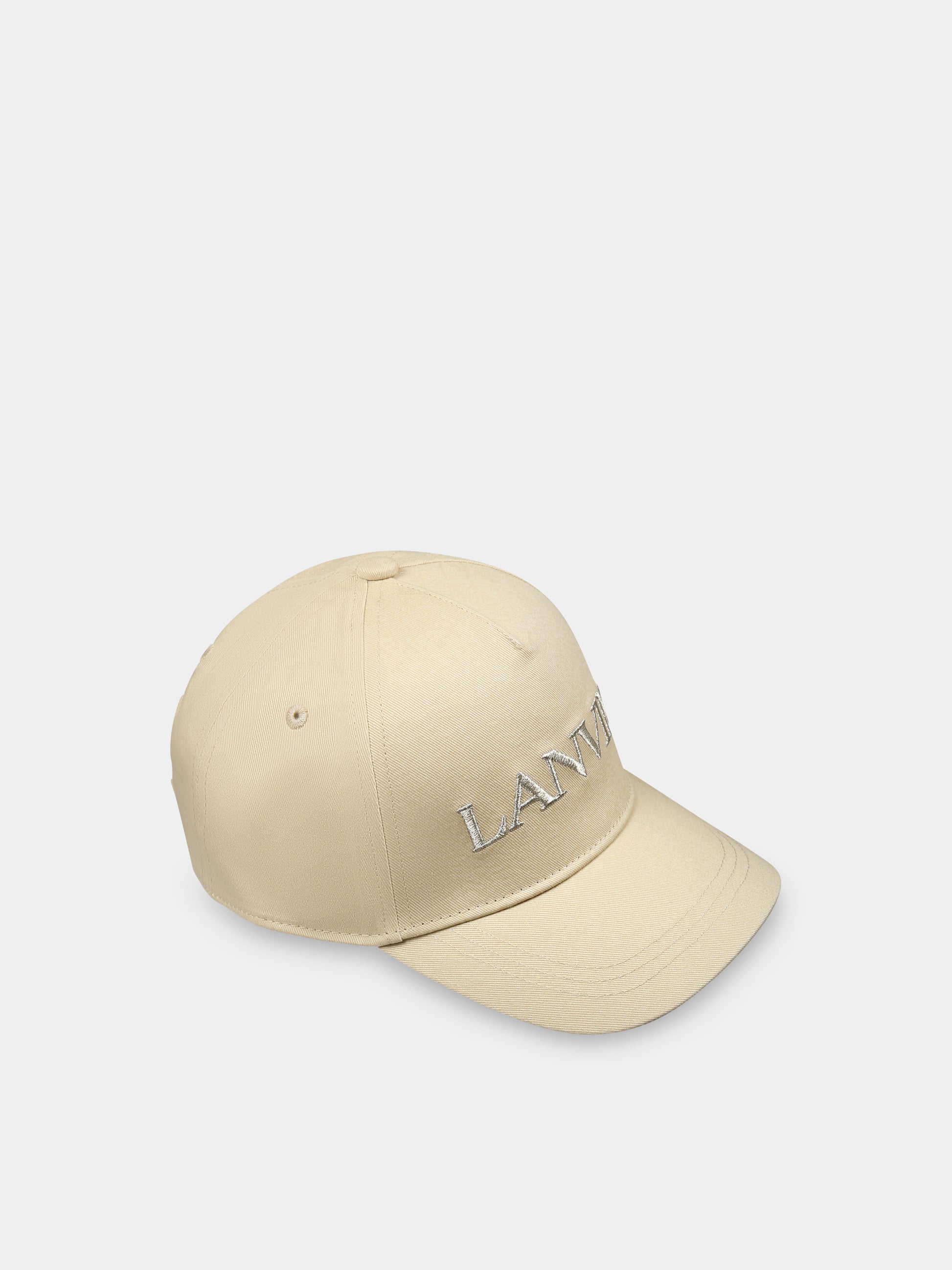 Cappello beige per bambina con logo,Lanvin Petite,N30013 202